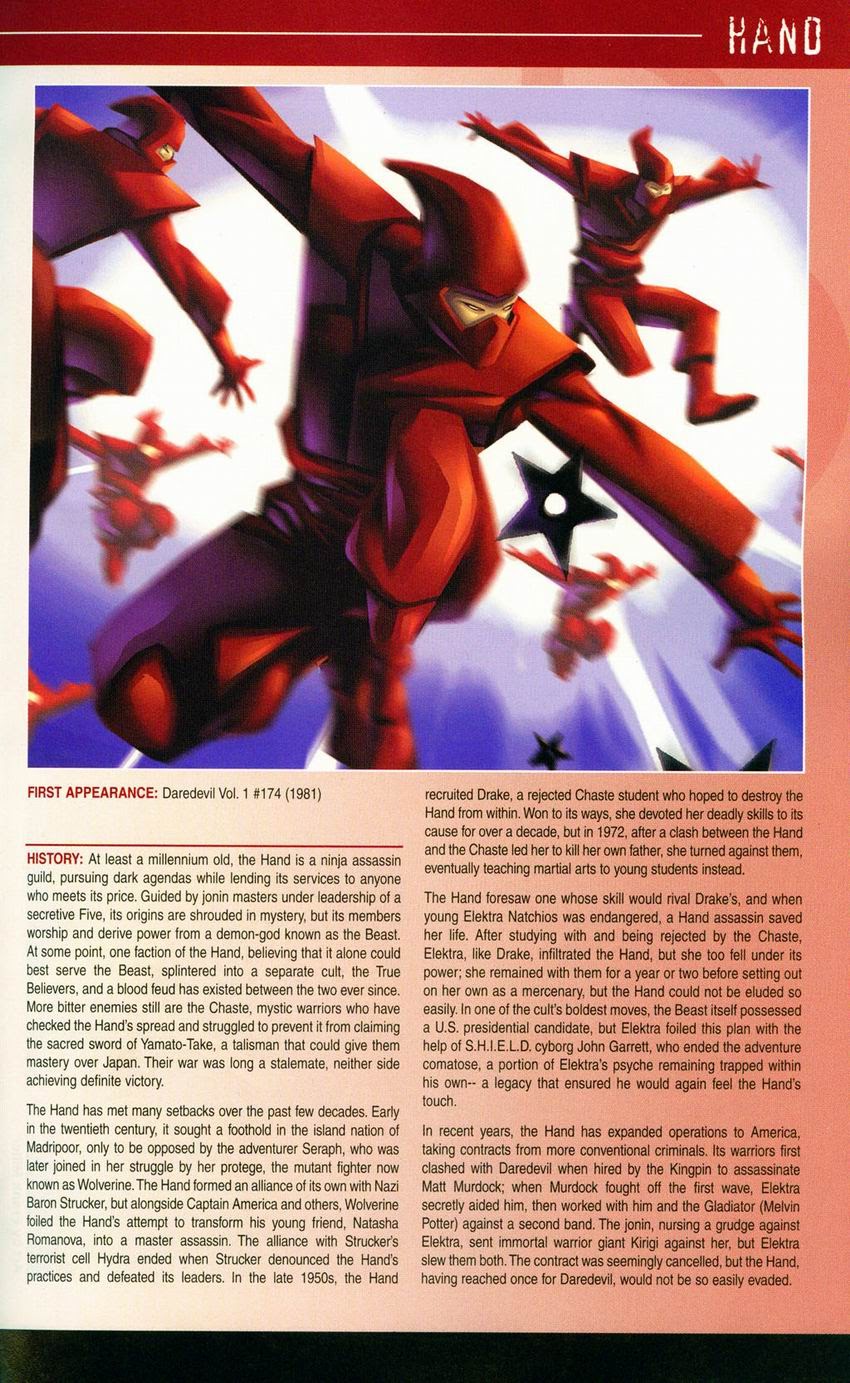 Official Handbook of the Marvel Universe: Daredevil 2004 issue Full - Page 23