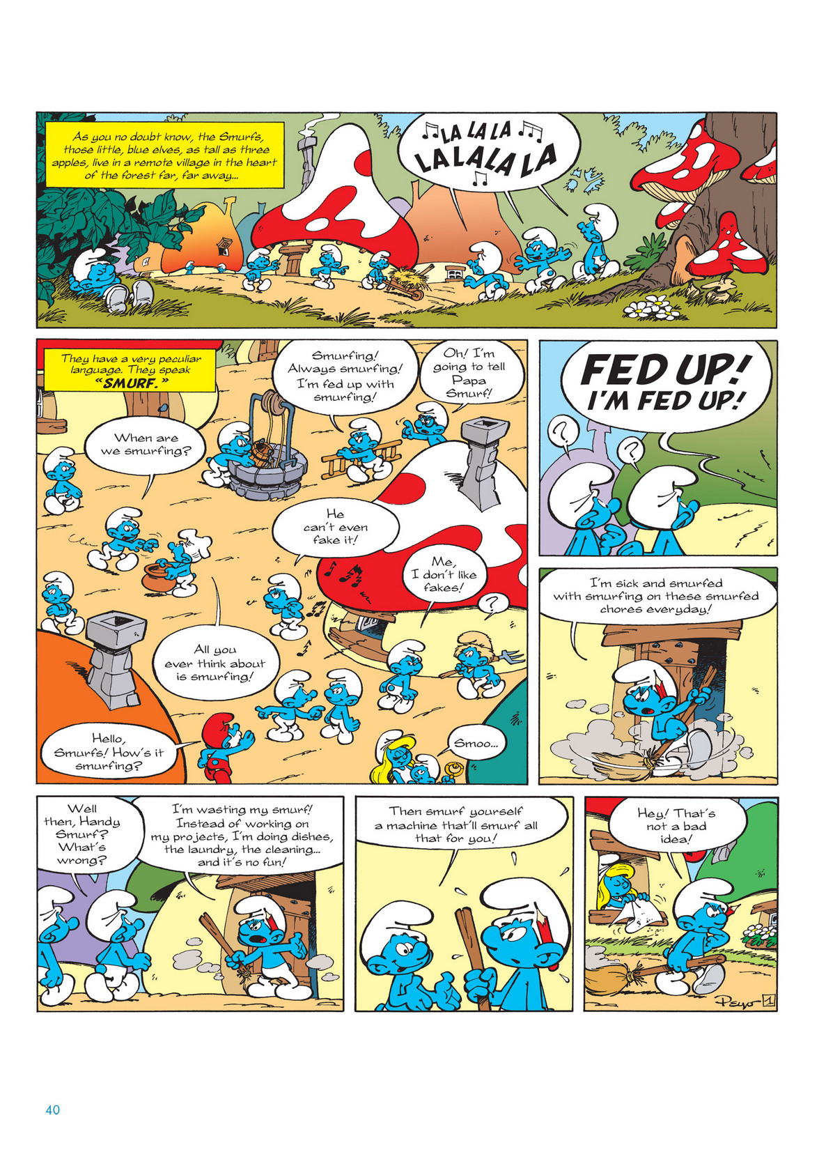 Read online The Smurfs comic -  Issue #13 - 40