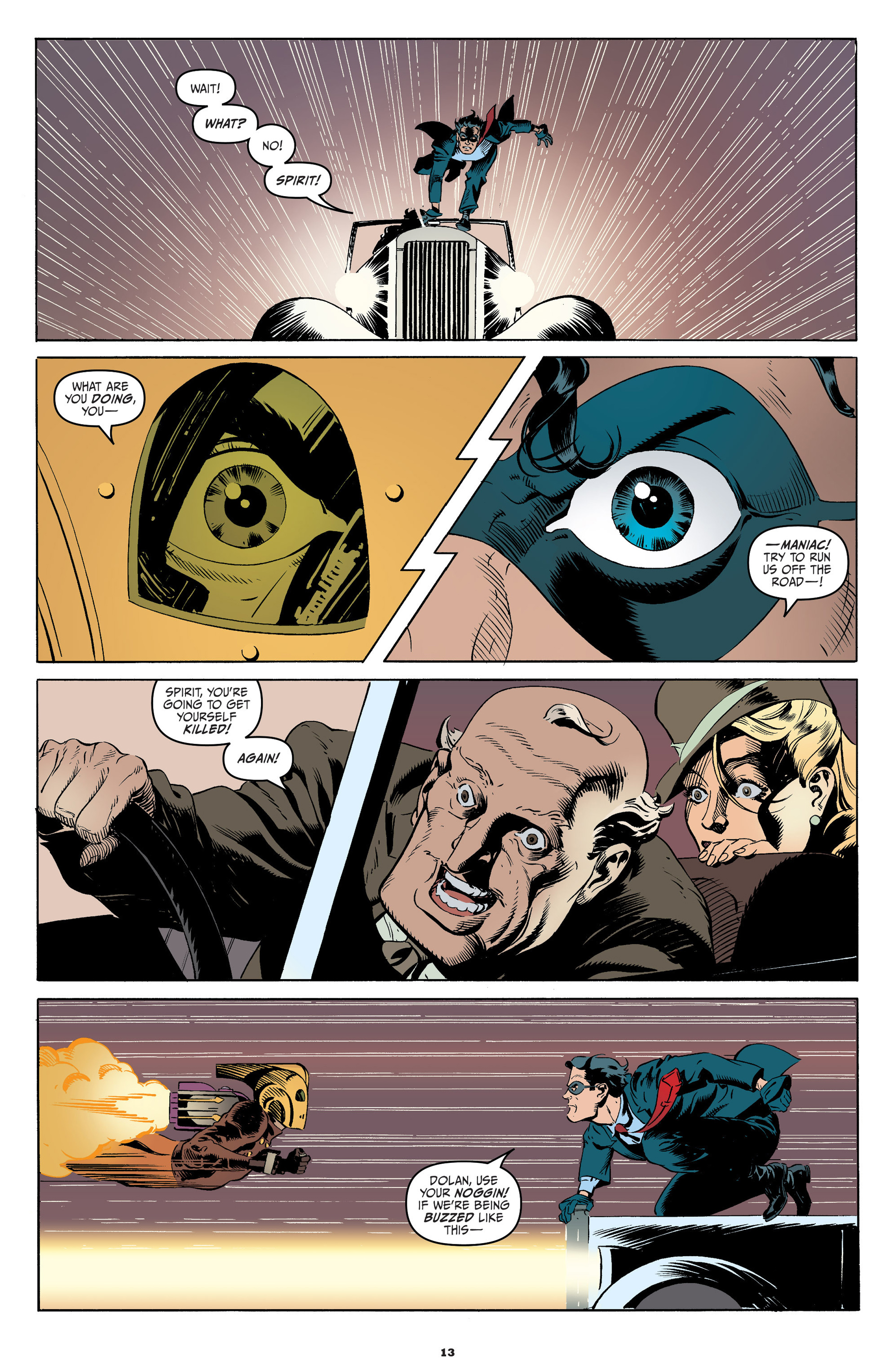 Read online The Rocketeer/The Spirit: Pulp Friction comic -  Issue #1 - 15