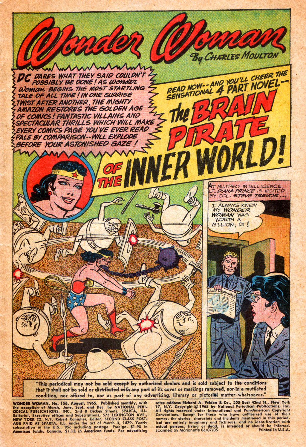 Read online Wonder Woman (1942) comic -  Issue #156 - 3