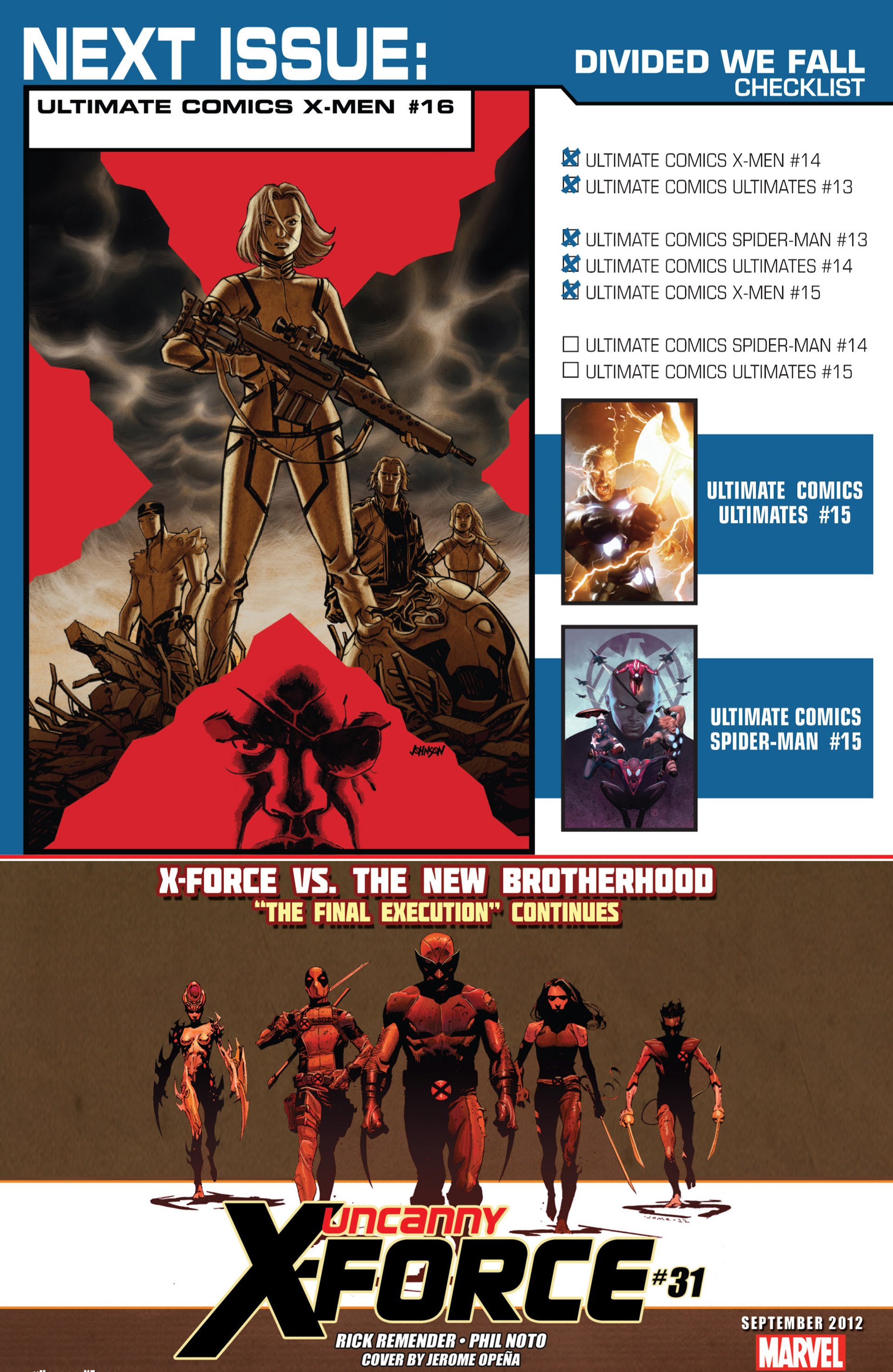 Read online Ultimate Comics X-Men comic -  Issue #15 - 24