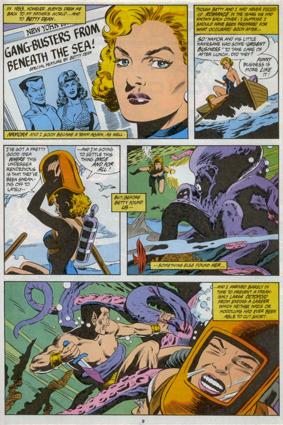 Read online Saga of the Sub-Mariner comic -  Issue #6 - 8