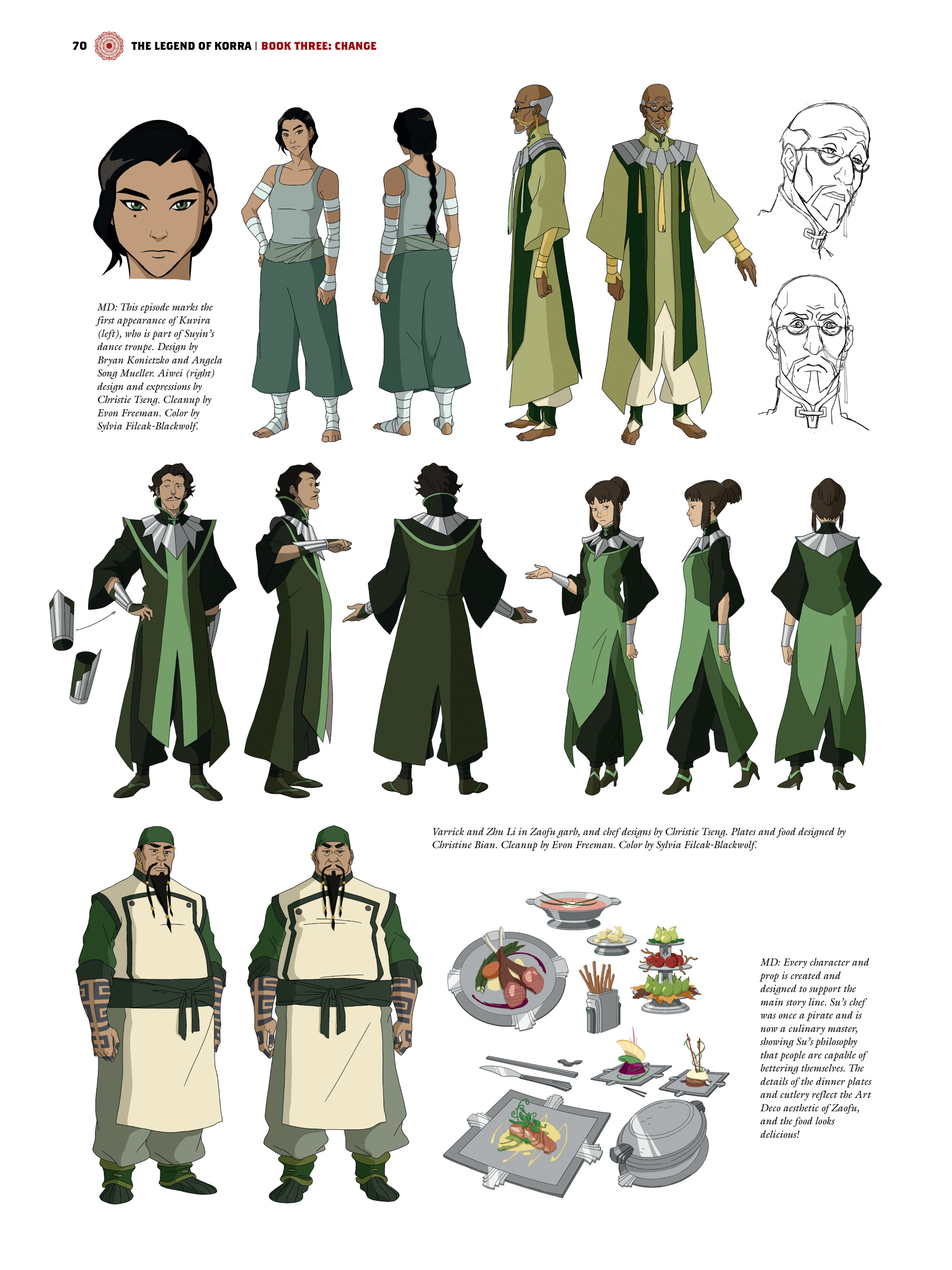 Read online The Legend of Korra: The Art of the Animated Series comic -  Issue # TPB 3 - 71