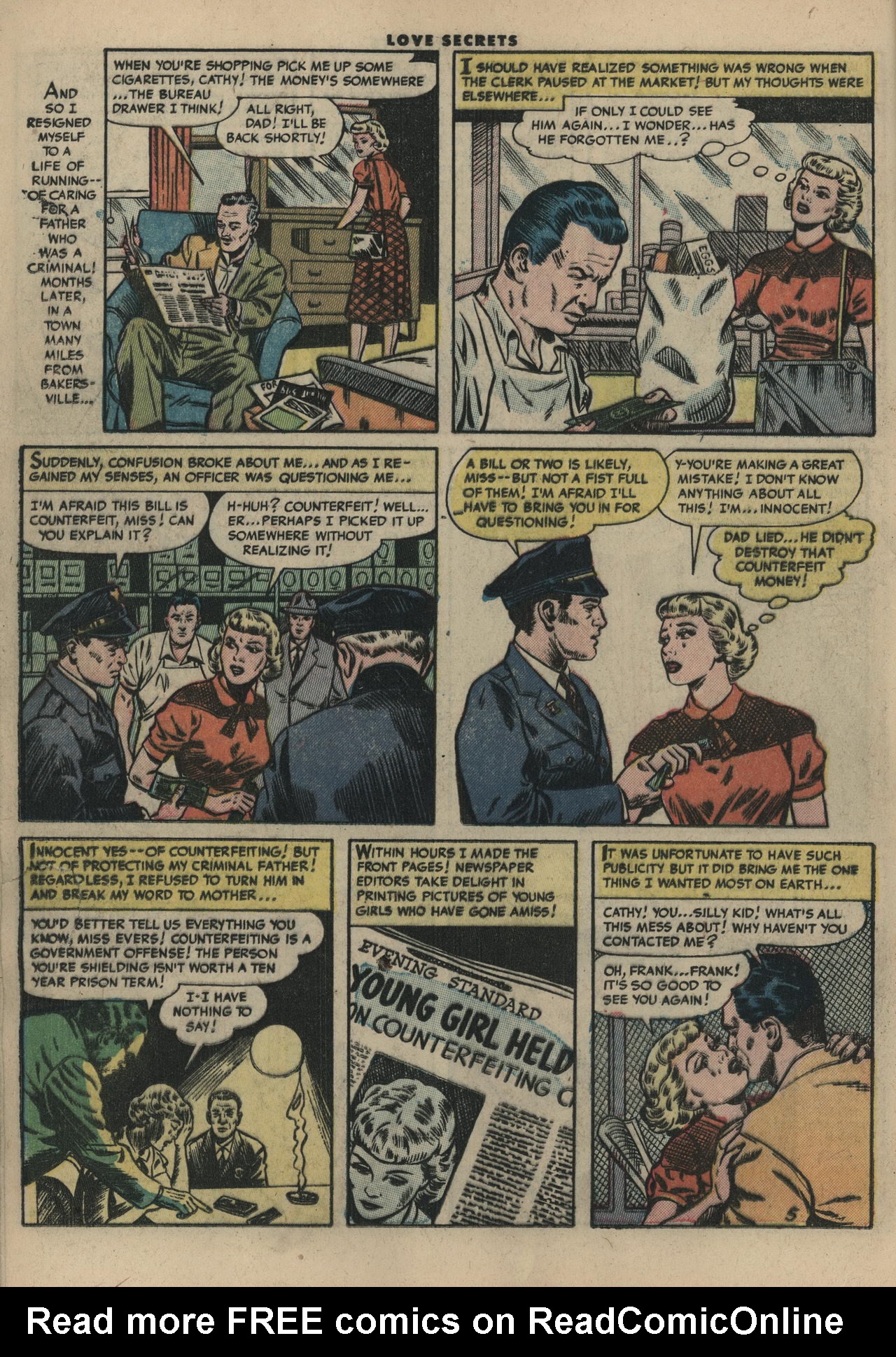 Read online Love Secrets (1953) comic -  Issue #34 - 17