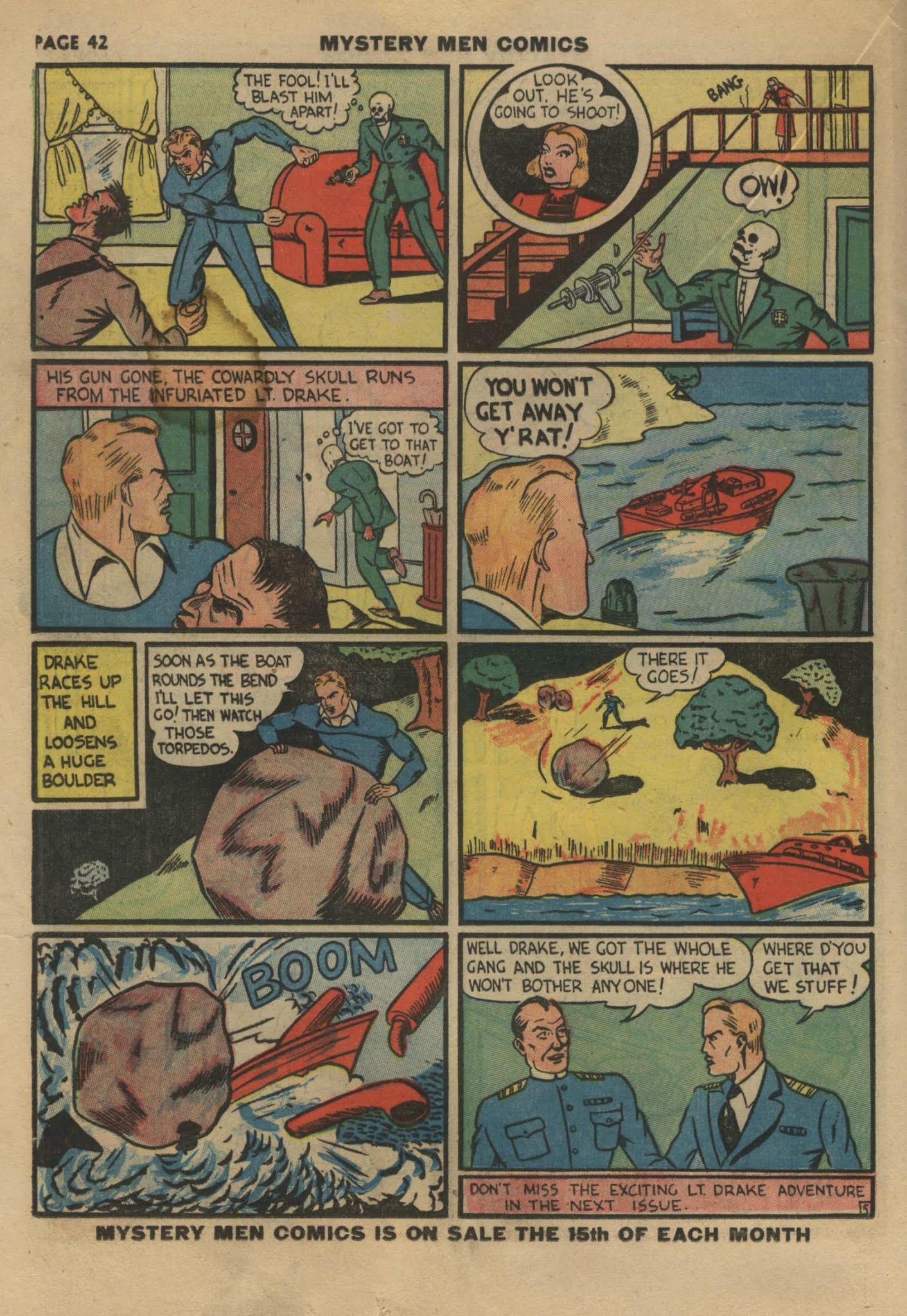 Read online Mystery Men Comics comic -  Issue #15 - 44