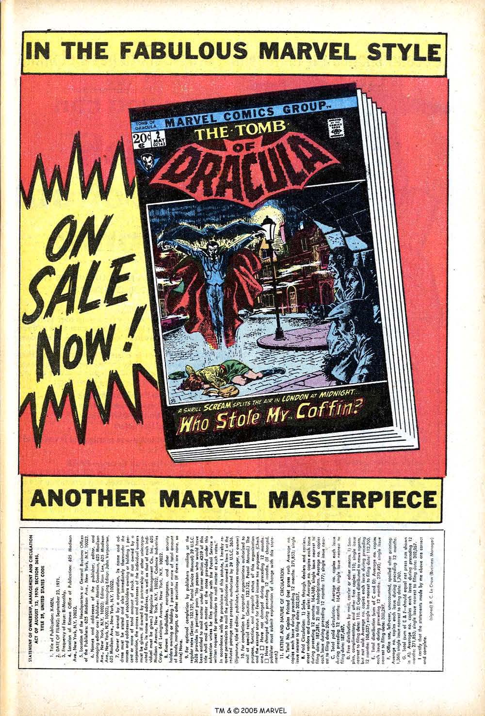 Read online Uncanny X-Men (1963) comic -  Issue #76 - 33