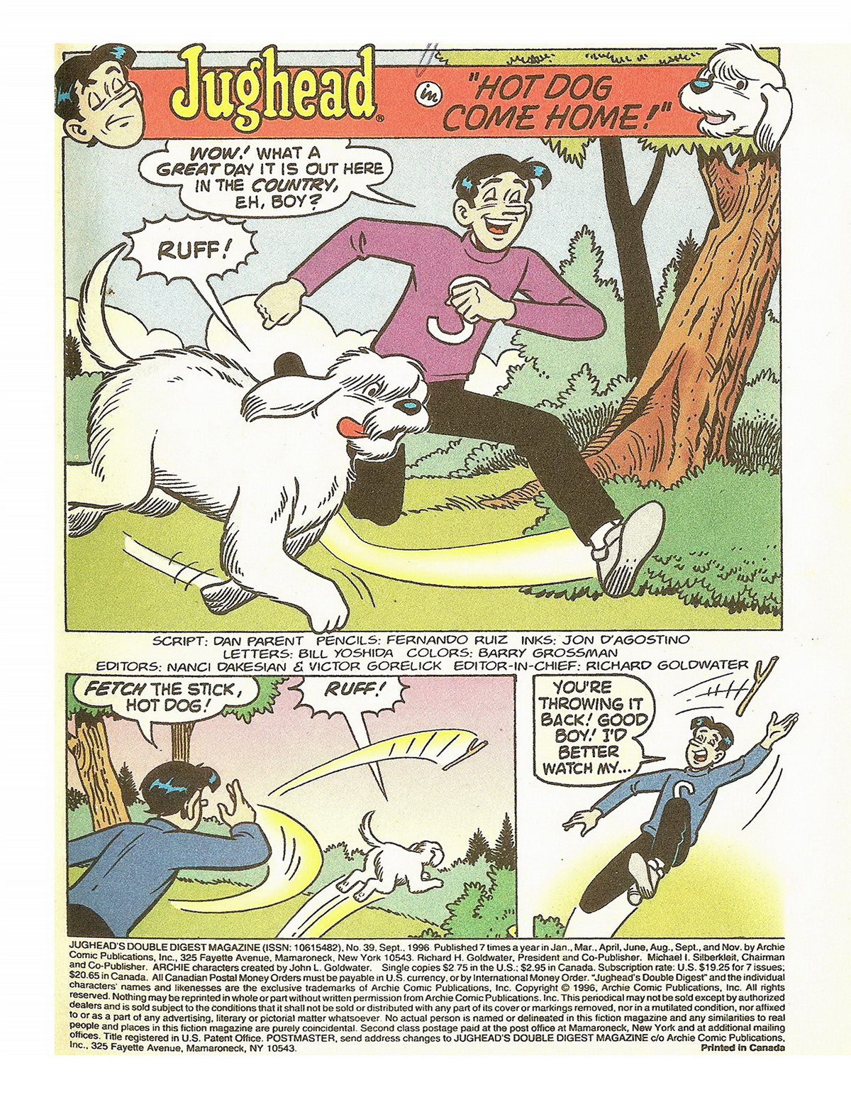 Read online Jughead's Double Digest Magazine comic -  Issue #39 - 3