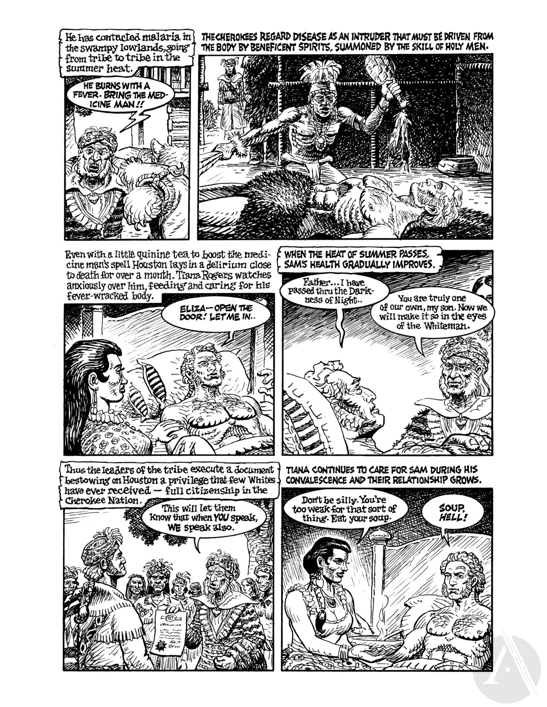 Read online Indian Lover: Sam Houston & the Cherokees comic -  Issue # TPB - 52