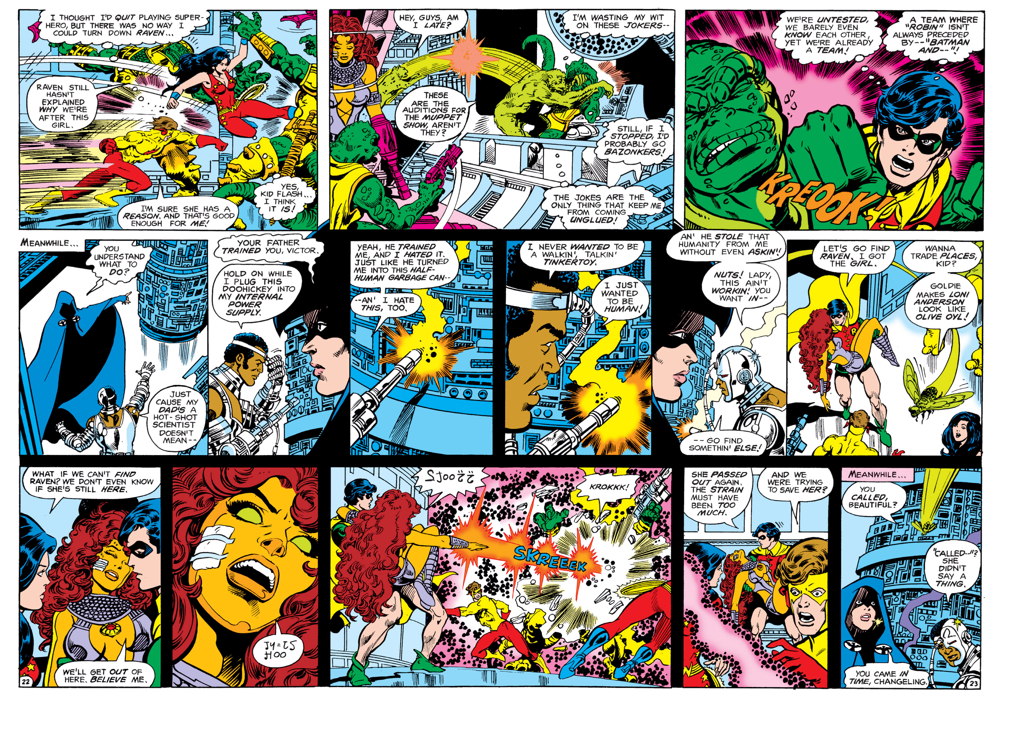 Read online The New Teen Titans (1980) comic -  Issue #1 - 22