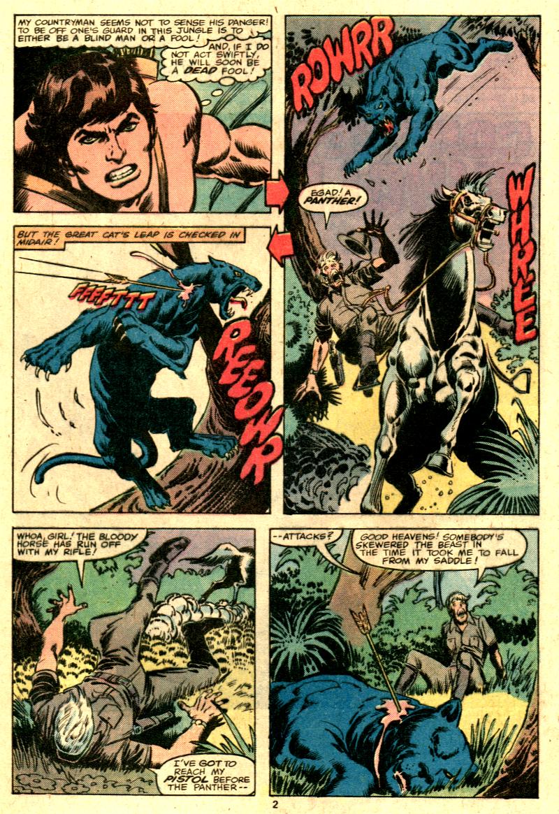 Read online Tarzan (1977) comic -  Issue #27 - 3