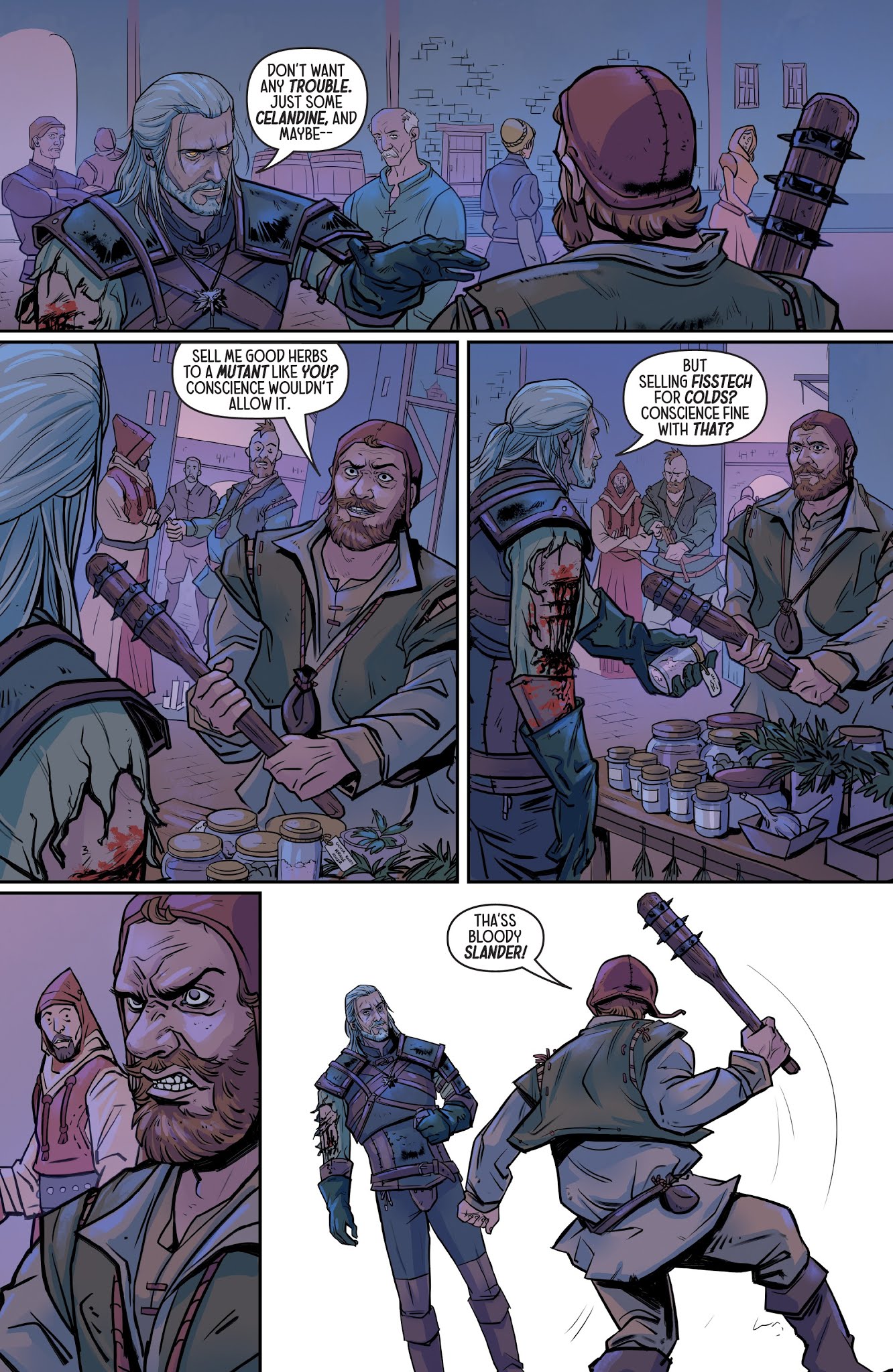 Read online The Witcher: Of Flesh and Flame comic -  Issue #1 - 6