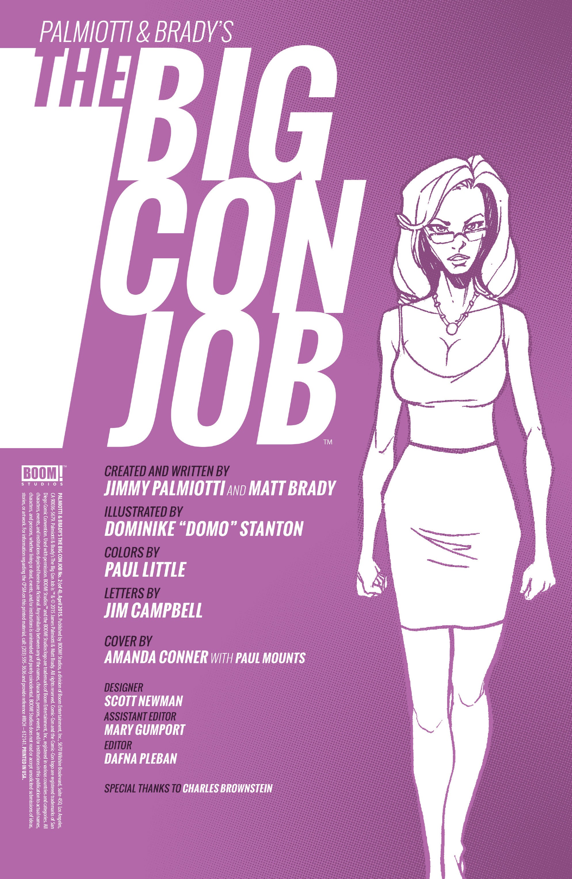 Read online Palmiotti & Brady's The Big Con Job comic -  Issue #2 - 2