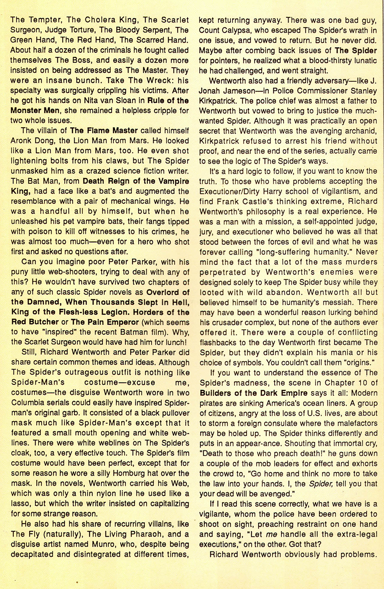 Read online The Spider (1991) comic -  Issue #2 - 47