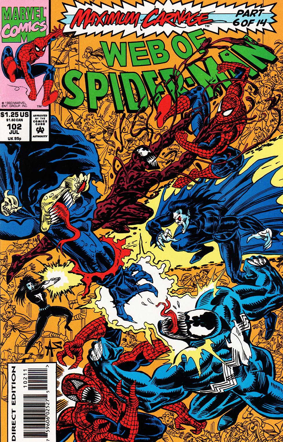 Read online Web of Spider-Man (1985) comic -  Issue #102 - 1