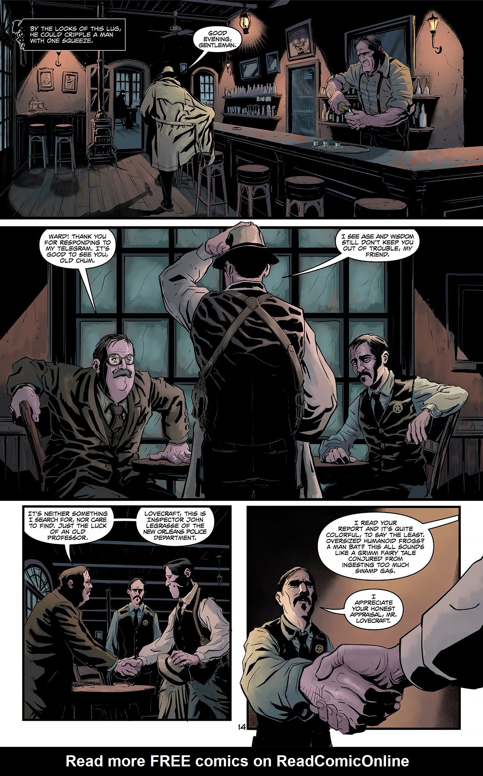 Read online Lovecraft P.I. - The Curious Case of ReAnimator comic -  Issue # TPB - 16