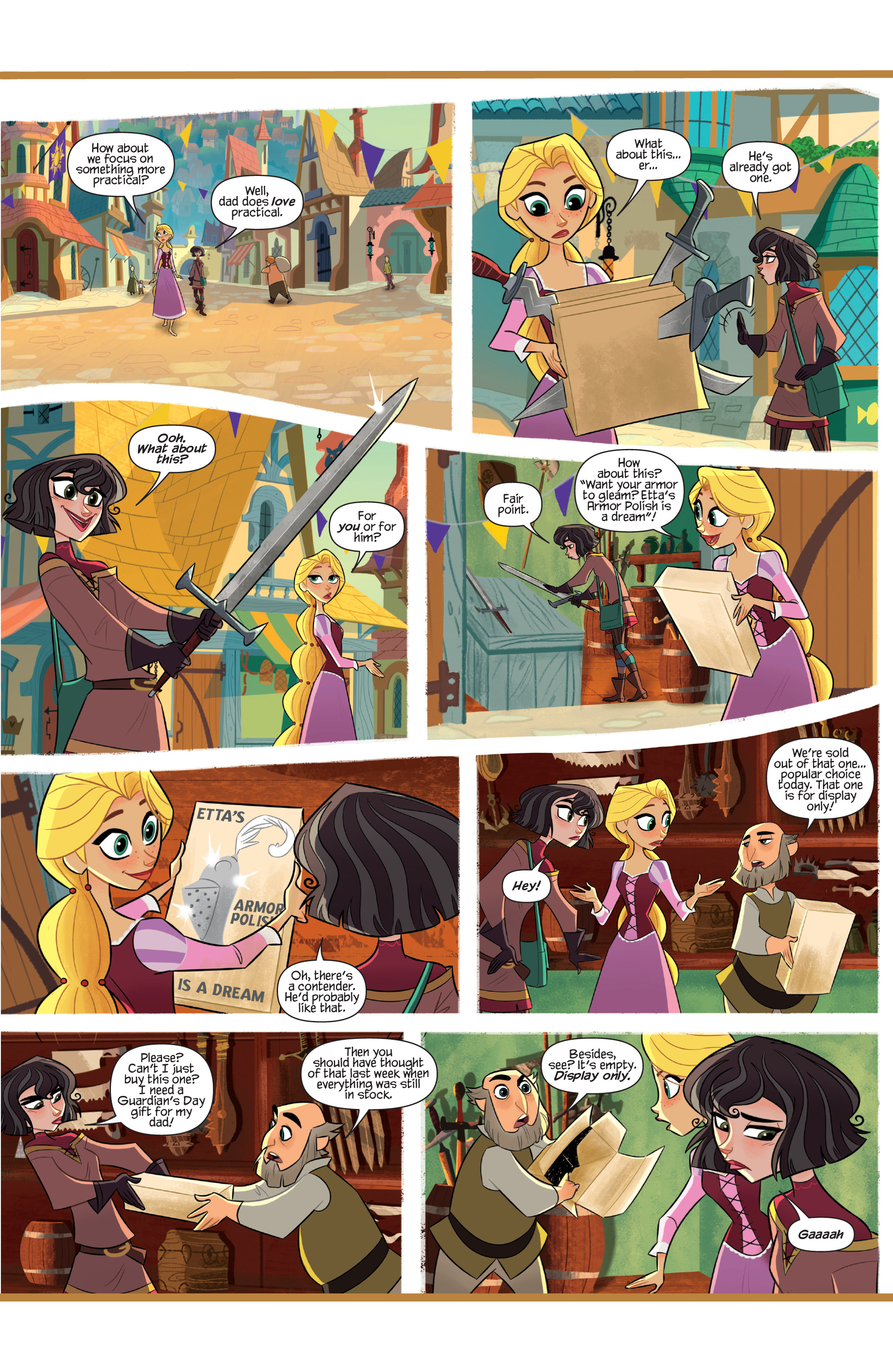 Read online Tangled: The Series: Hair It Is comic -  Issue # Full - 31