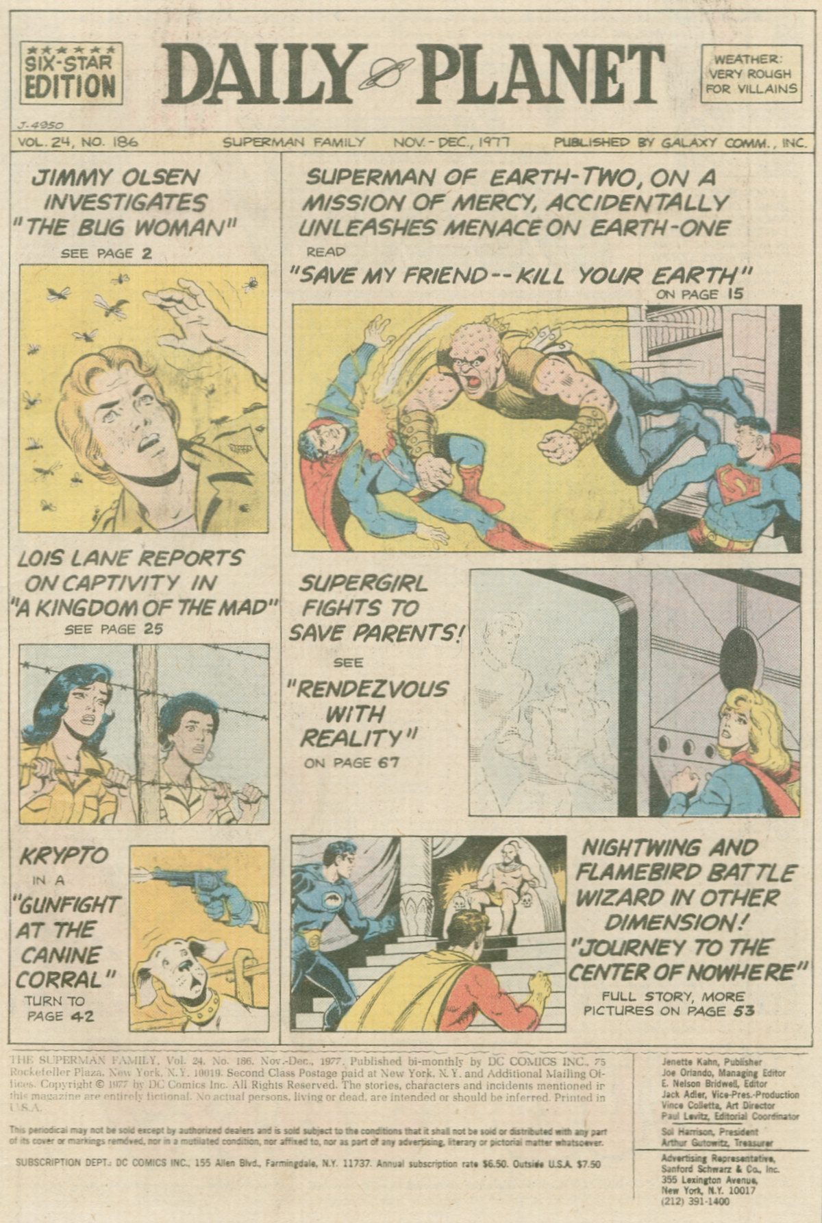 Read online The Superman Family comic -  Issue #186 - 3