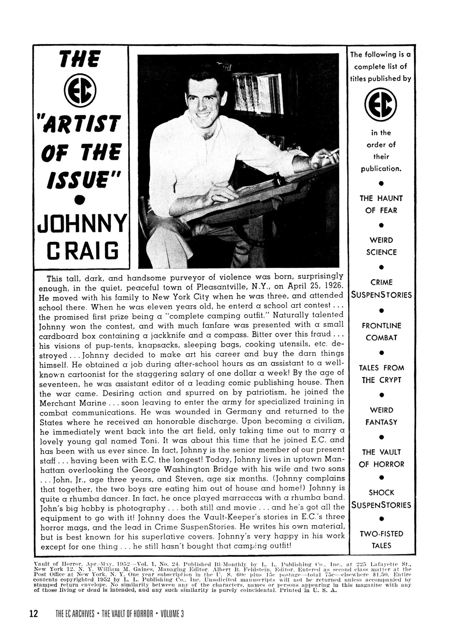 Read online The EC Archives: The Vault Of Horror comic -  Issue # TPB 3 (Part 1) - 14