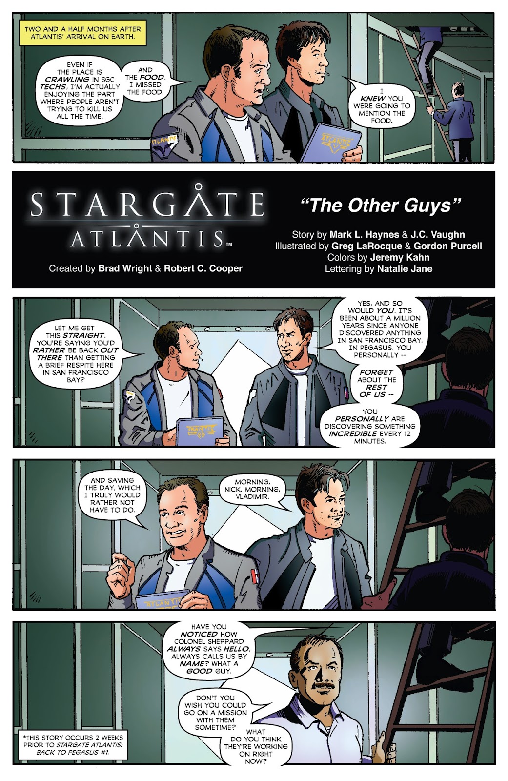 Stargate Atlantis / Stargate Universe Anthology issue Full - Page 2