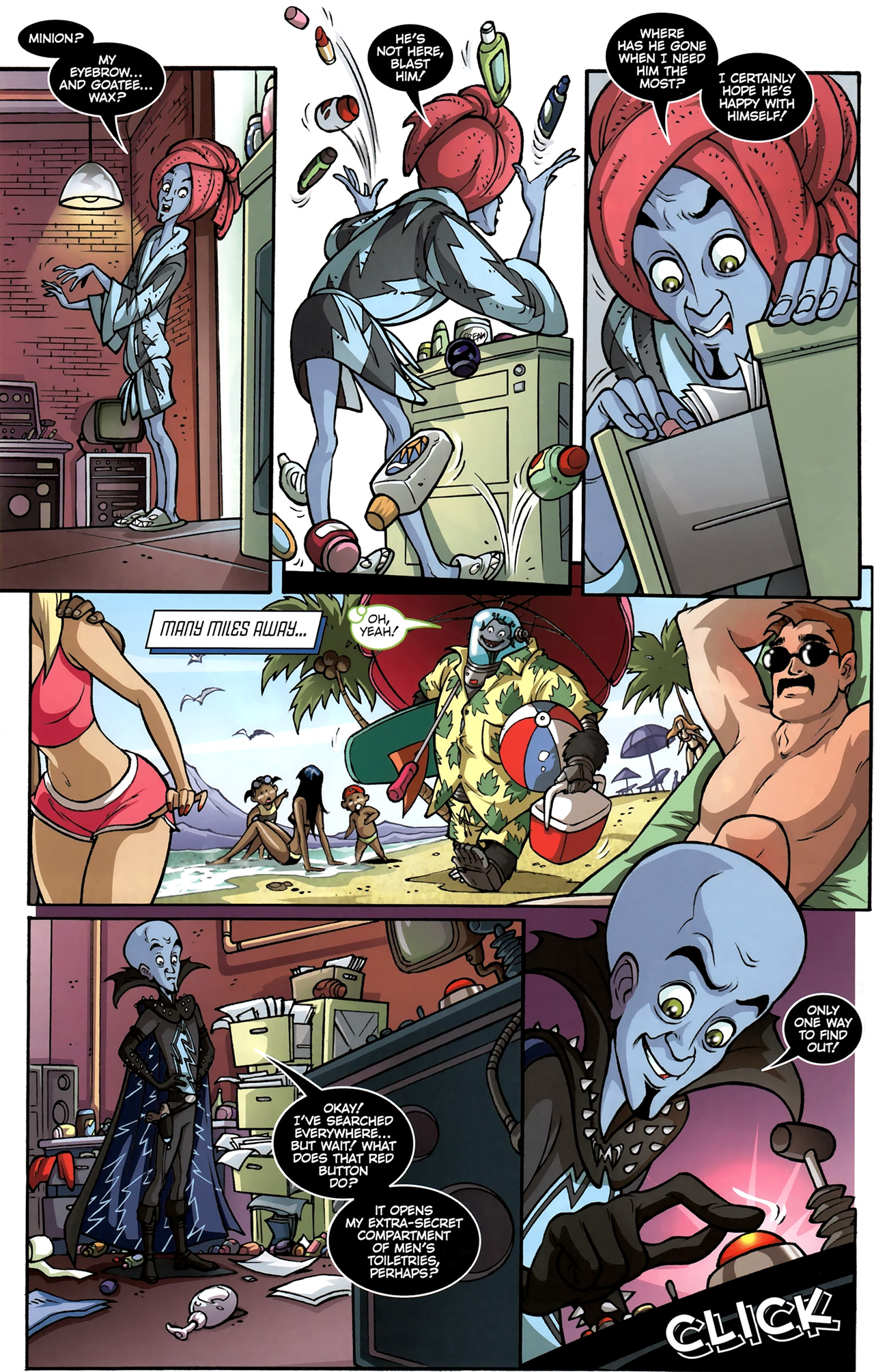 Read online Megamind: Bad. Blue. Brilliant. comic -  Issue #1 - 24