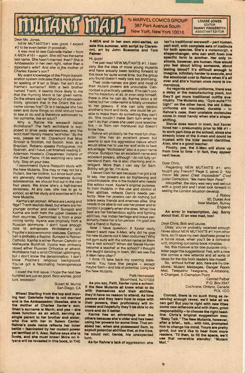 Read online The New Mutants comic -  Issue #6 - 24
