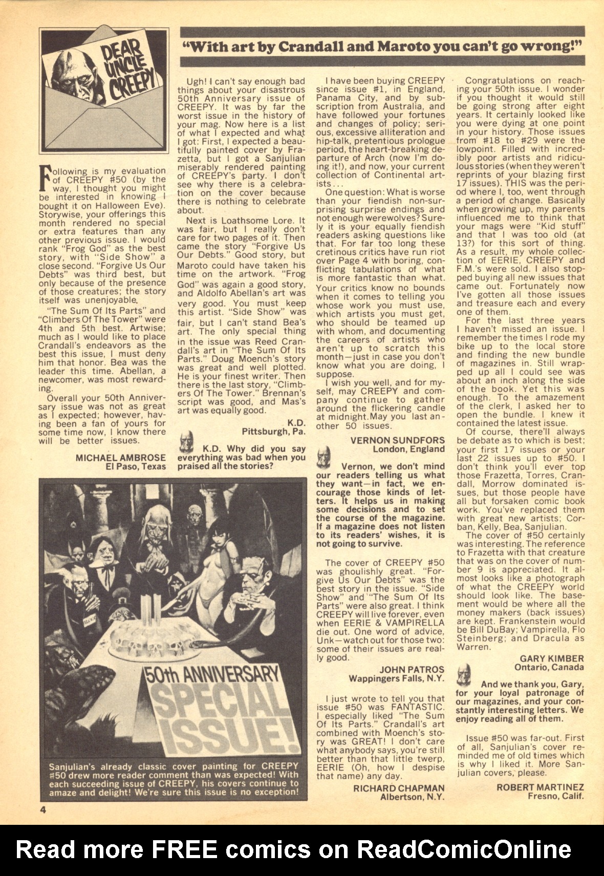 Creepy (1964) Issue #52 #52 - English 4