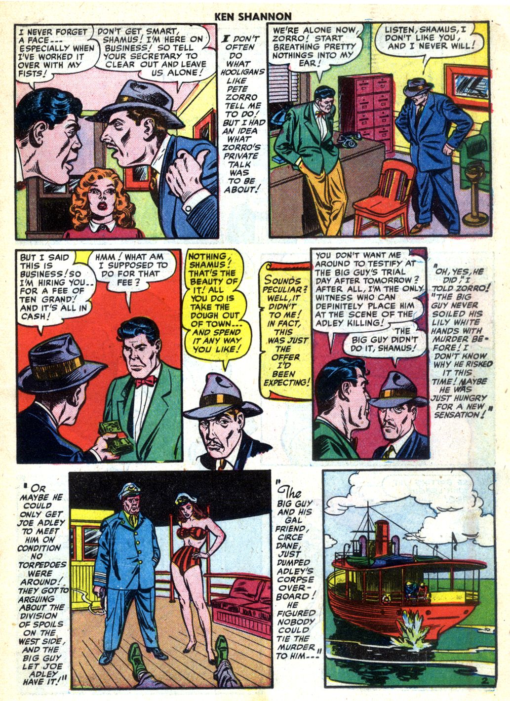 Read online Ken Shannon comic -  Issue #4 - 19