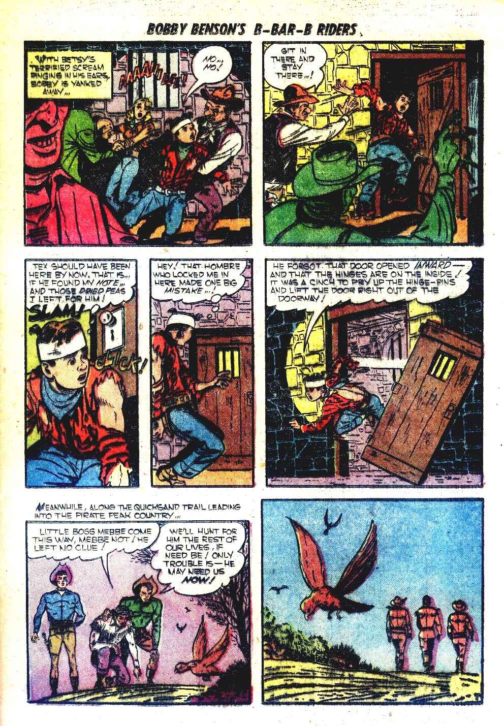 Read online Bobby Benson's B-Bar-B Riders comic -  Issue #14 - 9