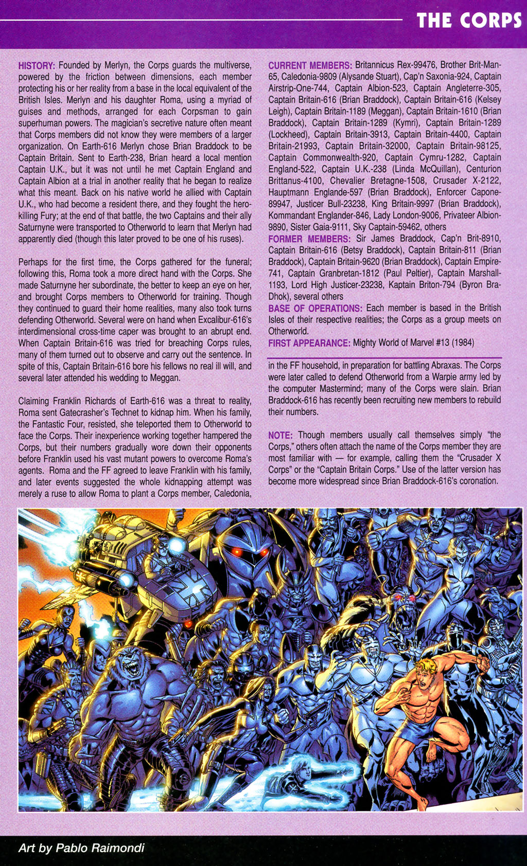 Read online Official Handbook of the Marvel Universe: Alternate Universes 2005 comic -  Issue # Full - 35