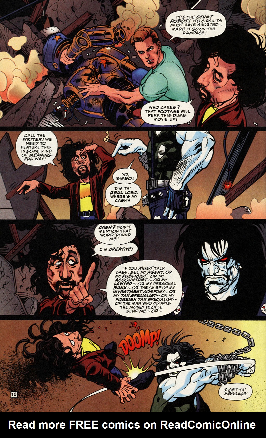 Read online Lobo Goes to Hollywood comic -  Issue # Full - 11