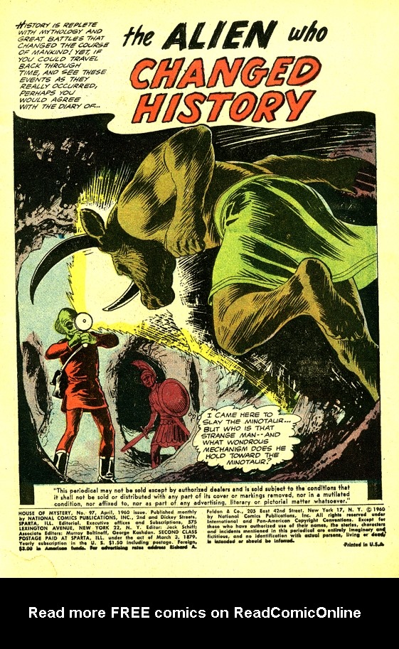 Read online House of Mystery (1951) comic -  Issue #97 - 3