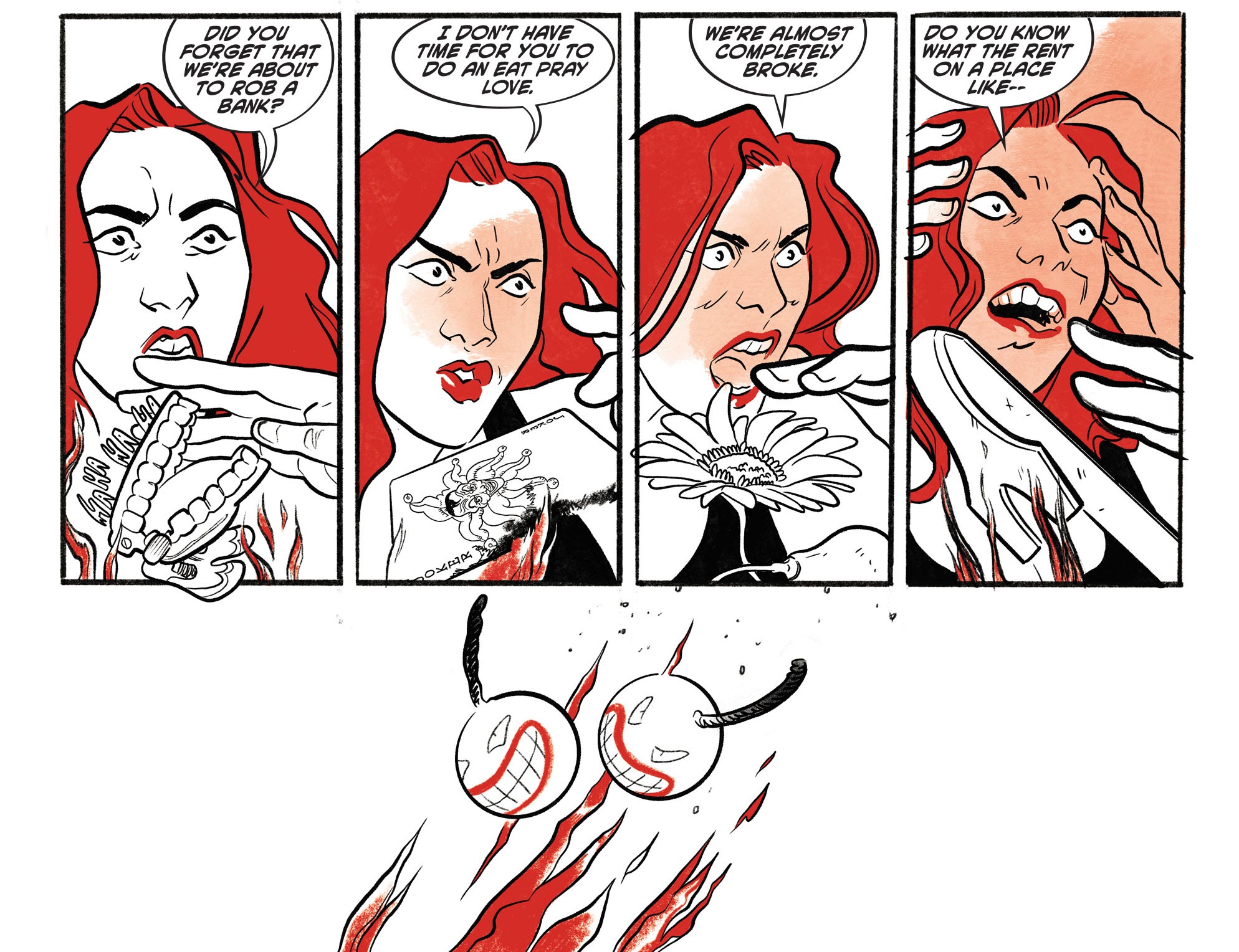 Read online Harley Quinn Black   White   Red comic -  Issue #7 - 9