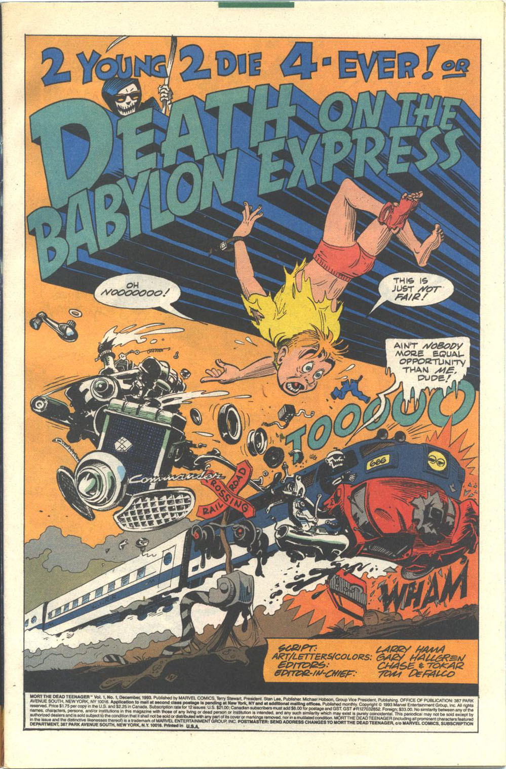 Read online Mort The Dead Teenager comic -  Issue #1 - 2