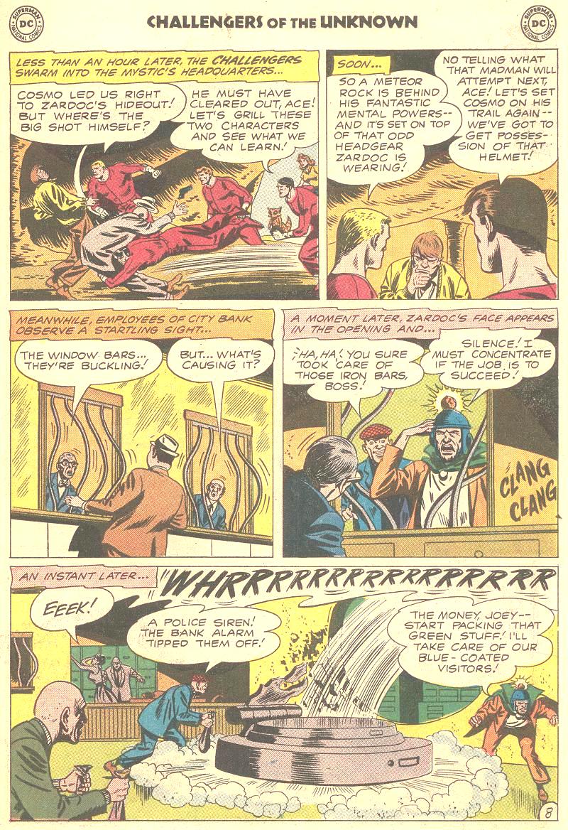 Read online Challengers of the Unknown (1958) comic -  Issue #21 - 21