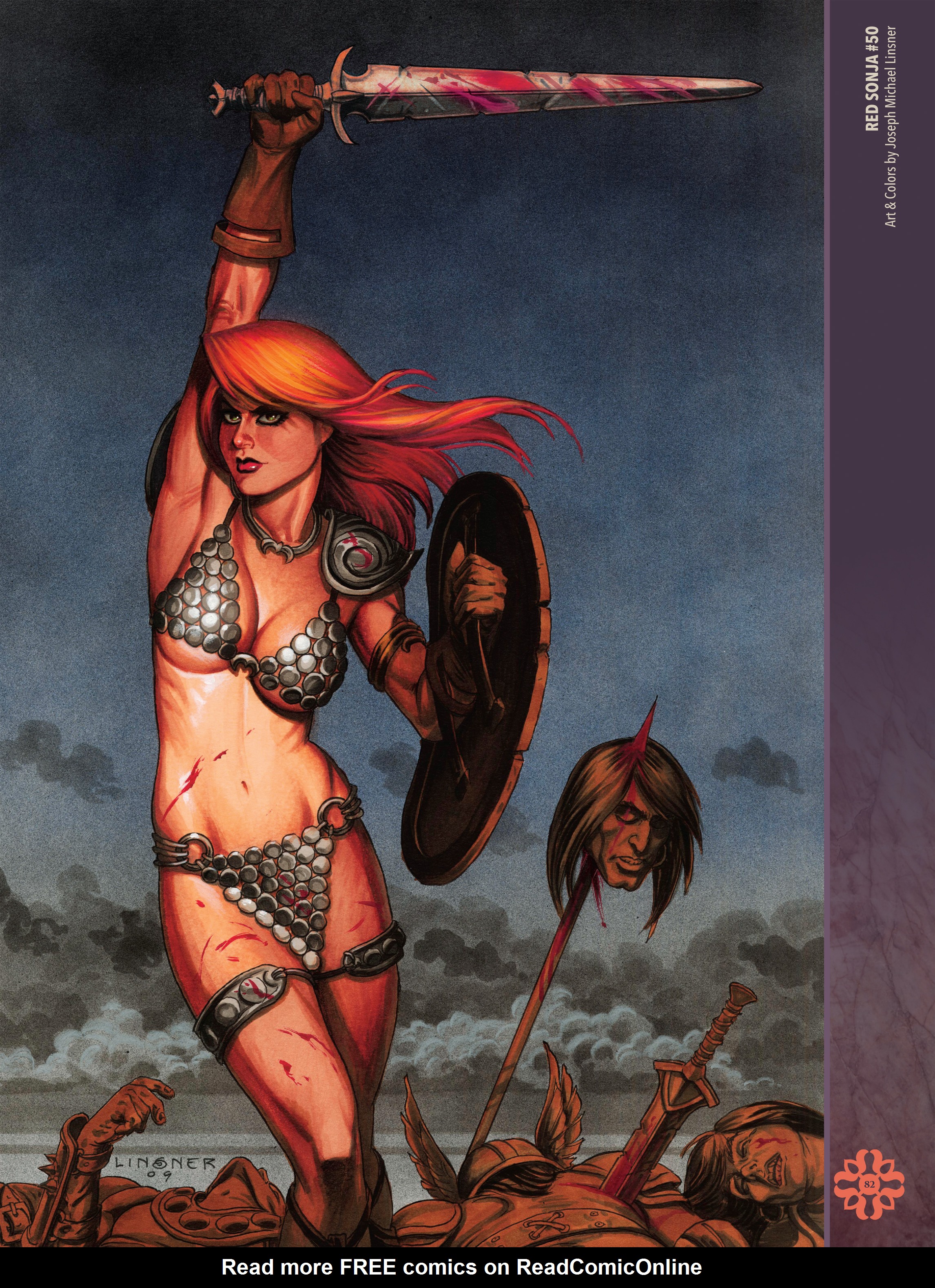 Read online The Art of Red Sonja comic -  Issue # TPB 2 (Part 1) - 82