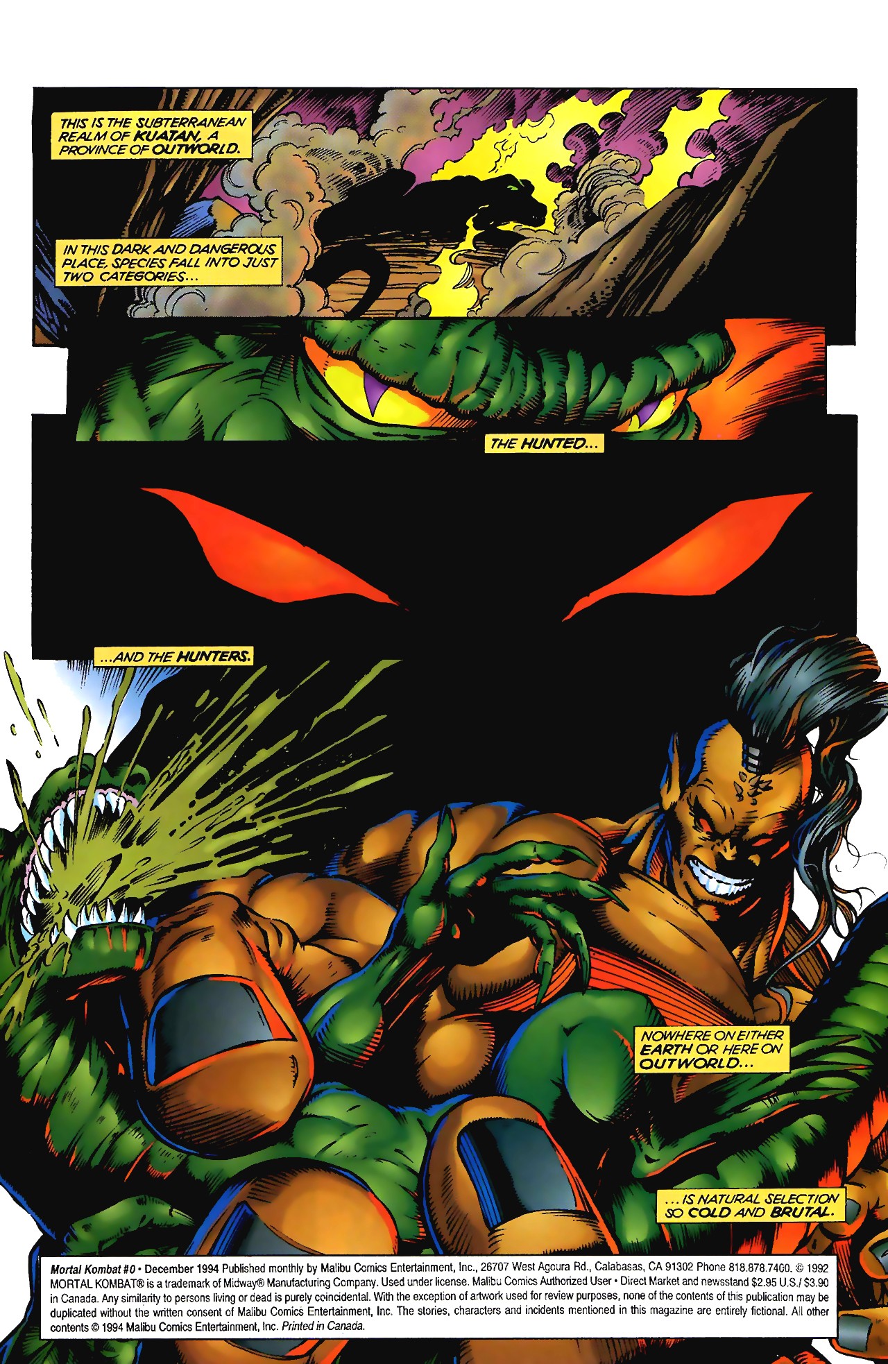 Read online Mortal Kombat (1994) comic -  Issue #0 - 2