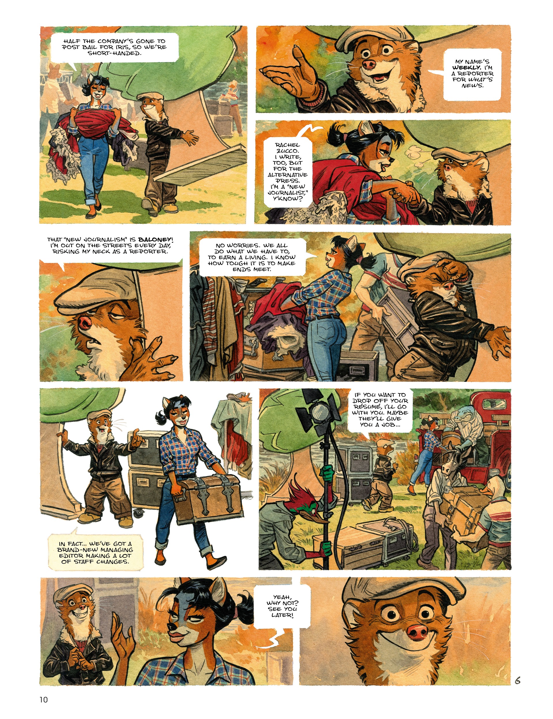 Read online Blacksad: They All Fall Down · Part One comic -  Issue # TPB - 12
