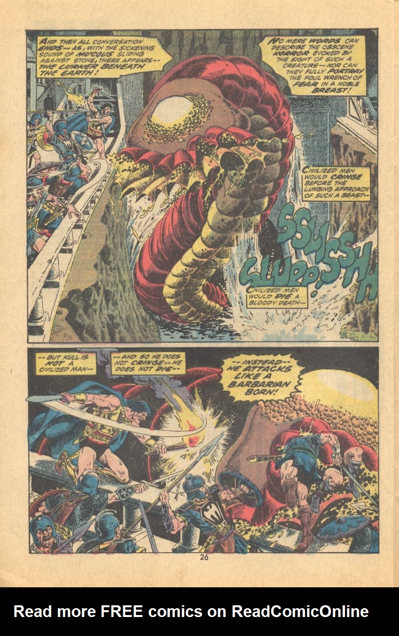 Read online Kull, the Conqueror (1971) comic -  Issue #6 - 19