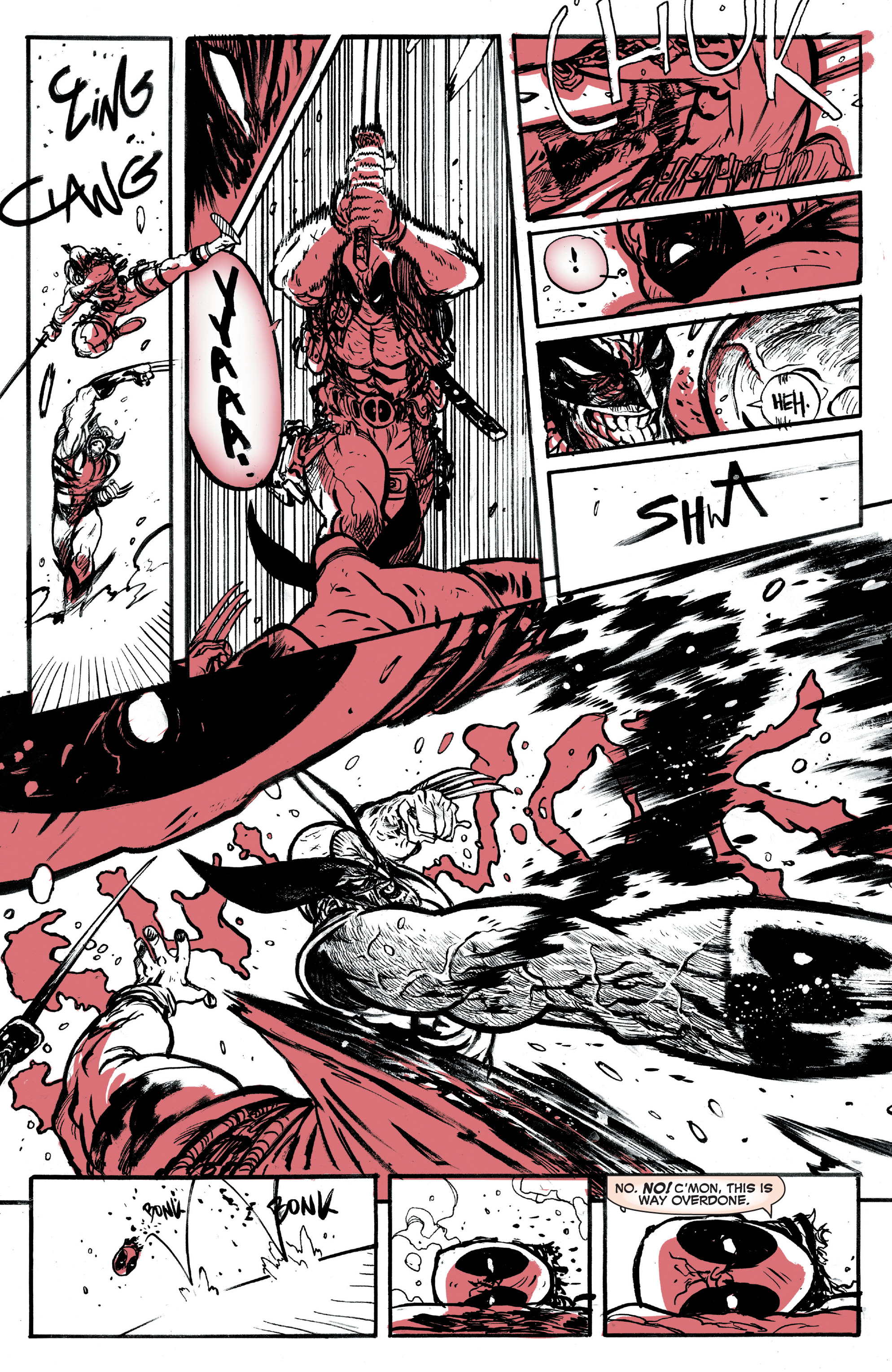 Read online Deadpool: Black, White & Blood comic -  Issue #2 - 22