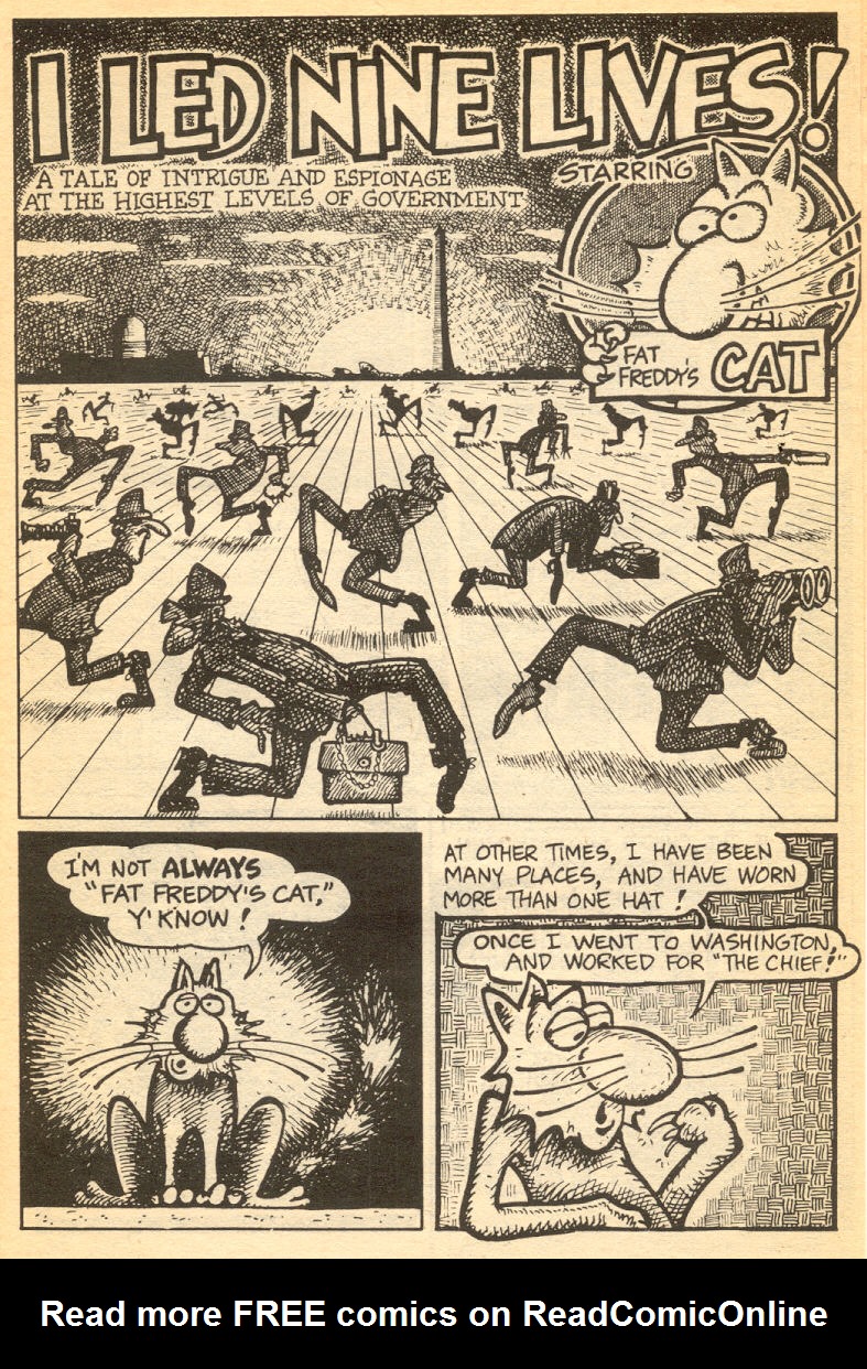 Read online Adventures of Fat Freddy's Cat comic -  Issue #1 - 5