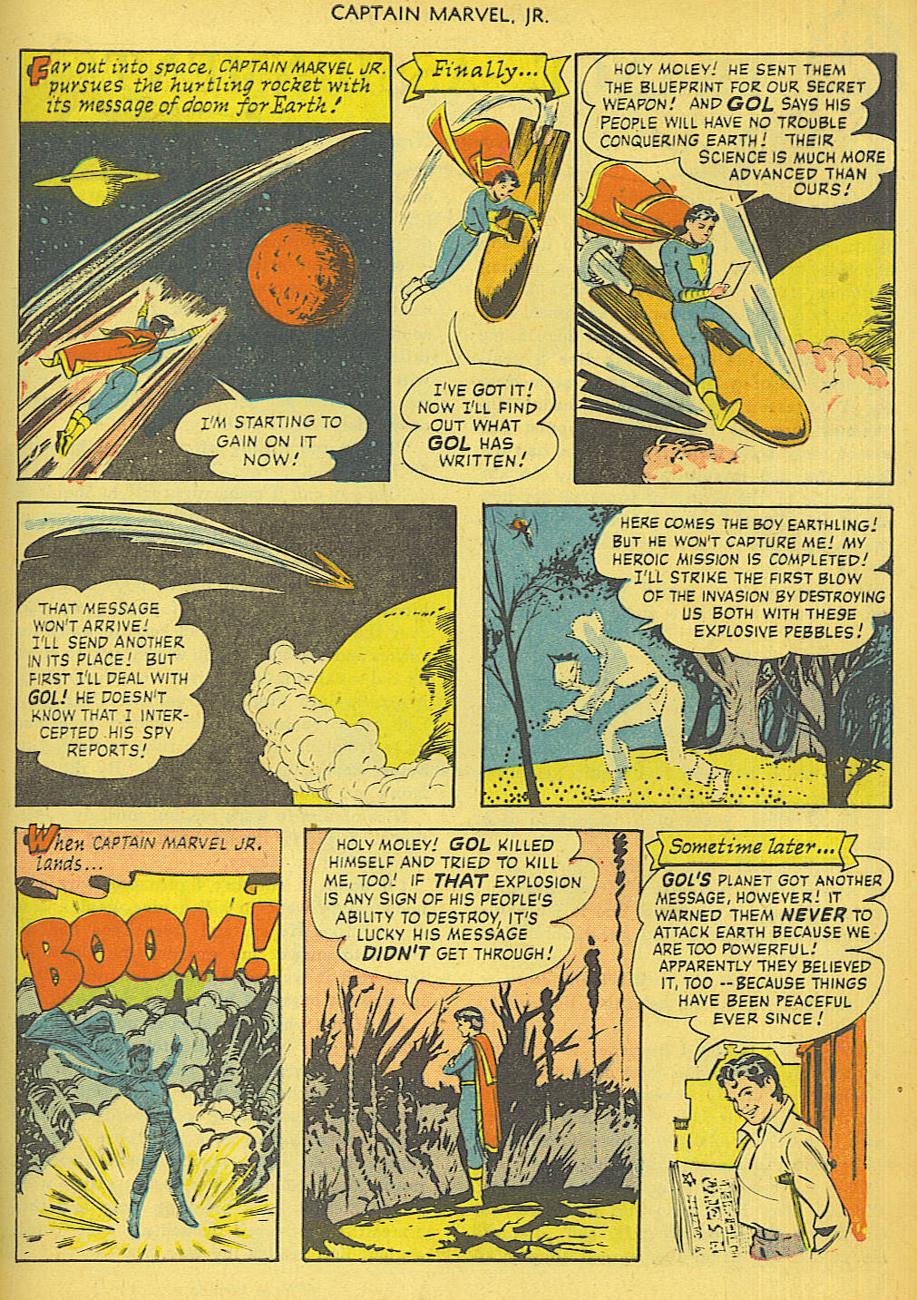 Read online Captain Marvel, Jr. comic -  Issue #97 - 8