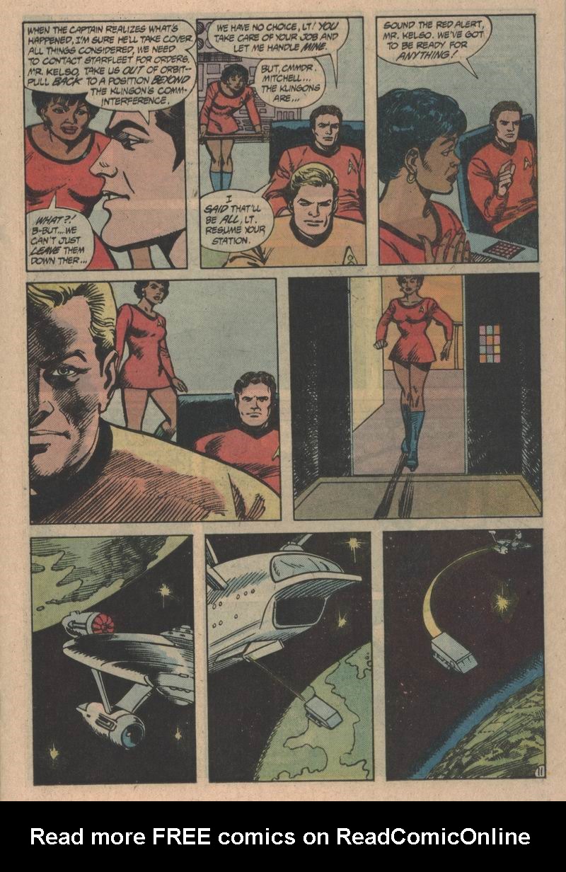 Read online Star Trek (1984) comic -  Issue #30 - 12