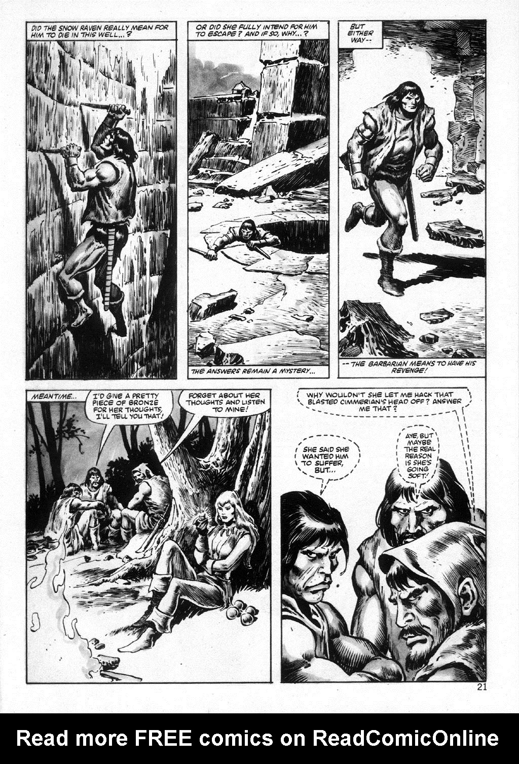 Read online The Savage Sword Of Conan comic -  Issue #95 - 21