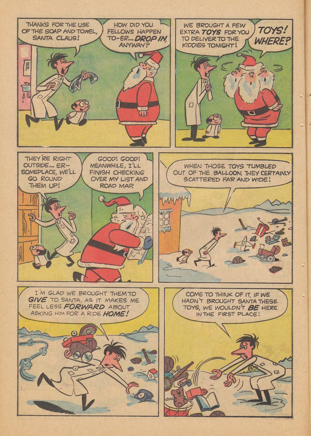 Read online Alvin and His Pals in Merry Christmas with Clyde Crashcup and Leonardo comic -  Issue # Full - 60