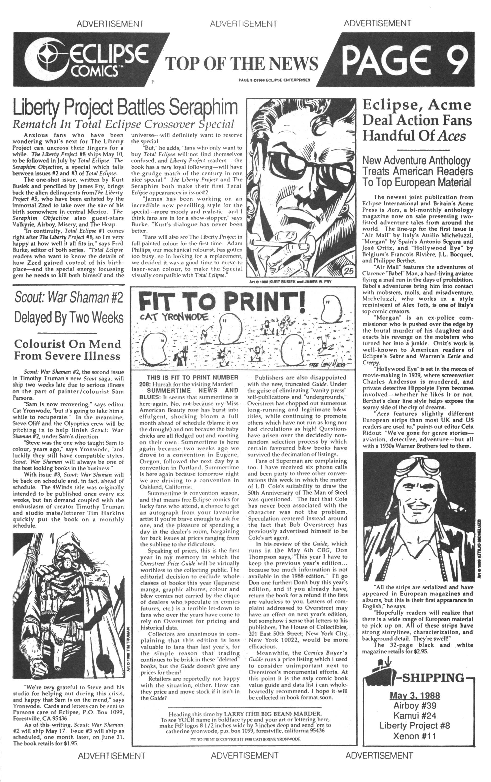 Read online Amazing Heroes comic -  Issue #143 - 9