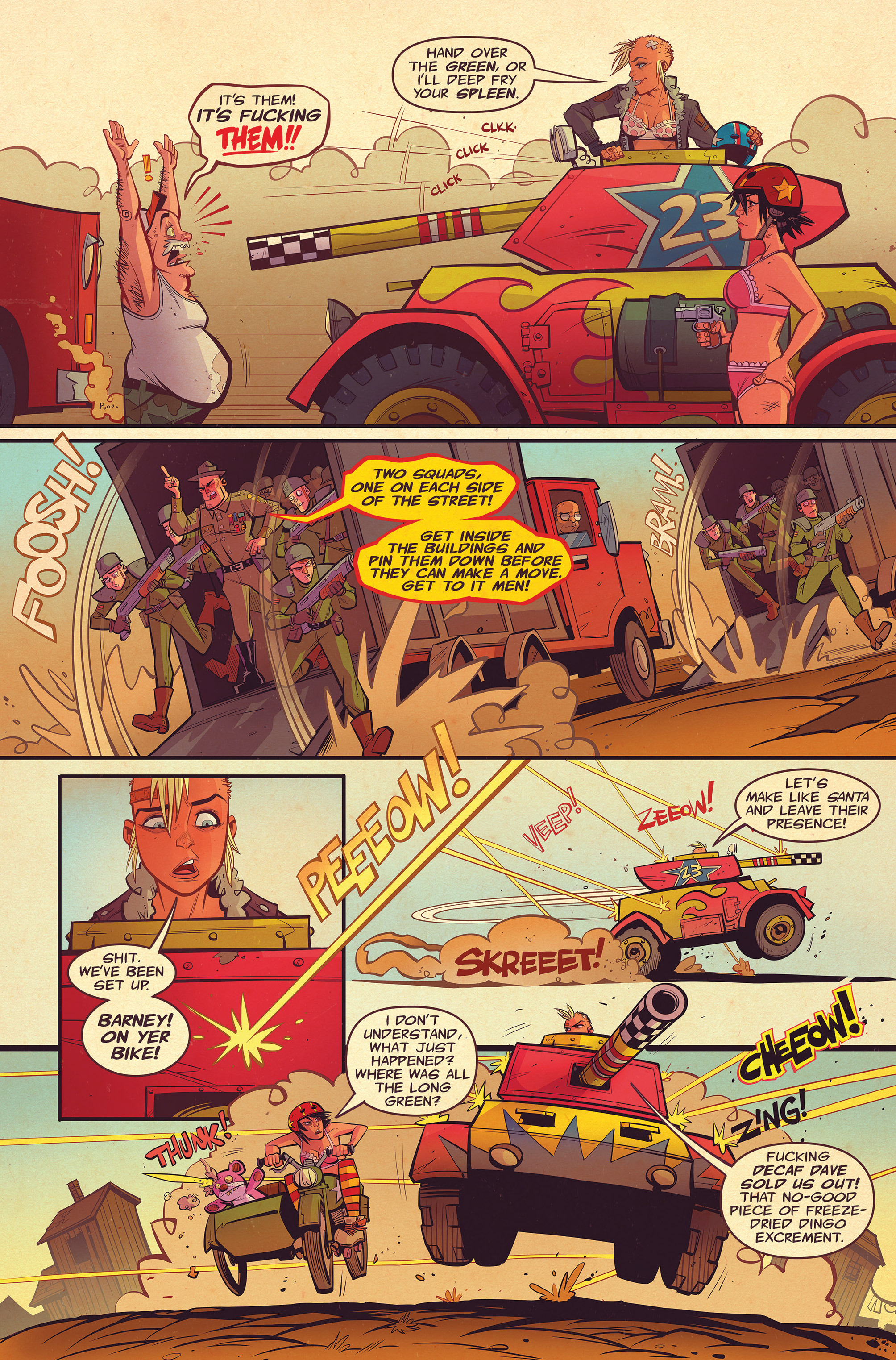 Read online Tank Girl: Two Girls, One Tank comic -  Issue #1 - 25