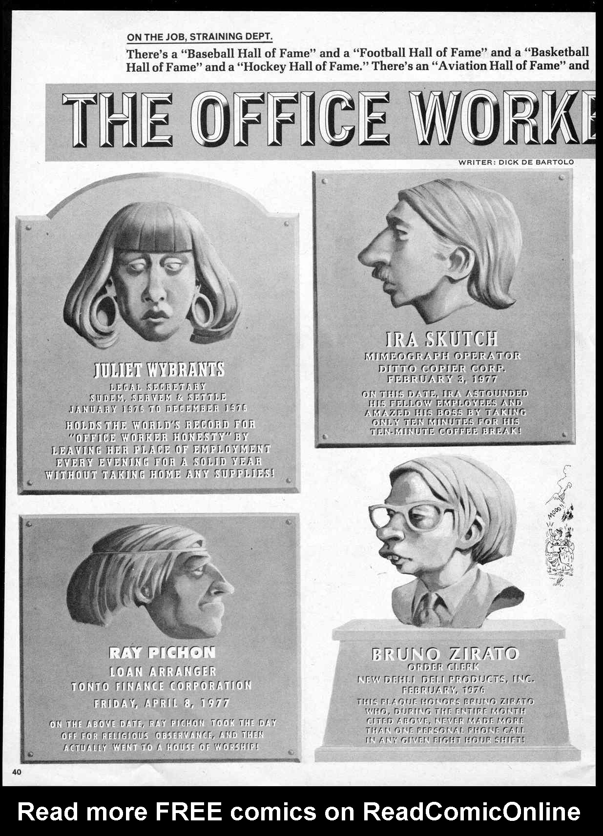 Read online MAD comic -  Issue #194 - 42