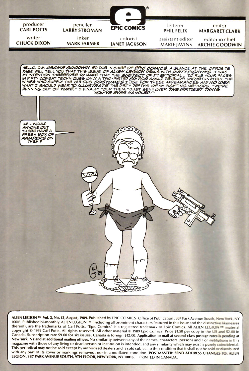 Read online Alien Legion (1987) comic -  Issue #12 - 2