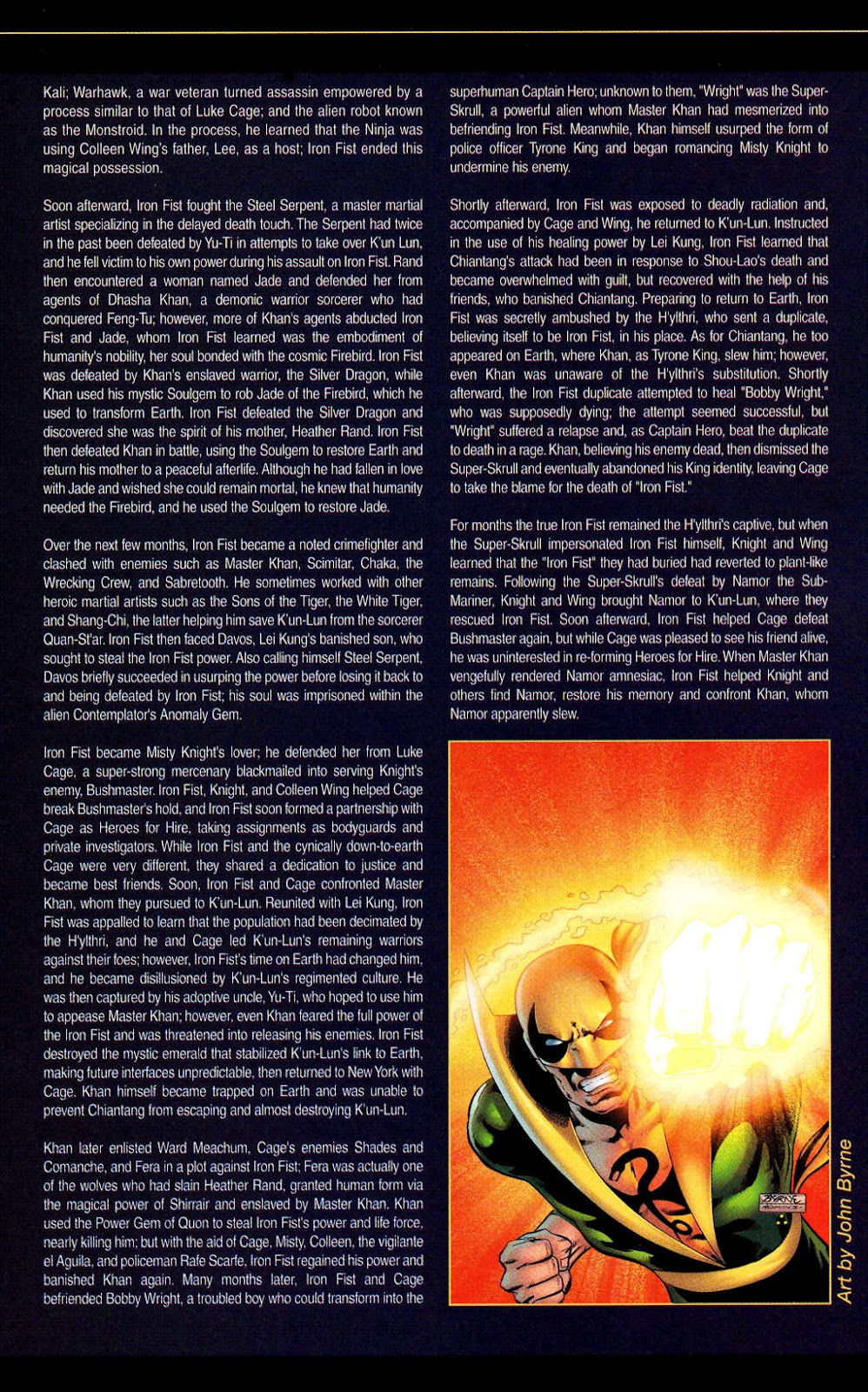 The Official Handbook of the Marvel Universe: Marvel Knights issue Full - Page 31
