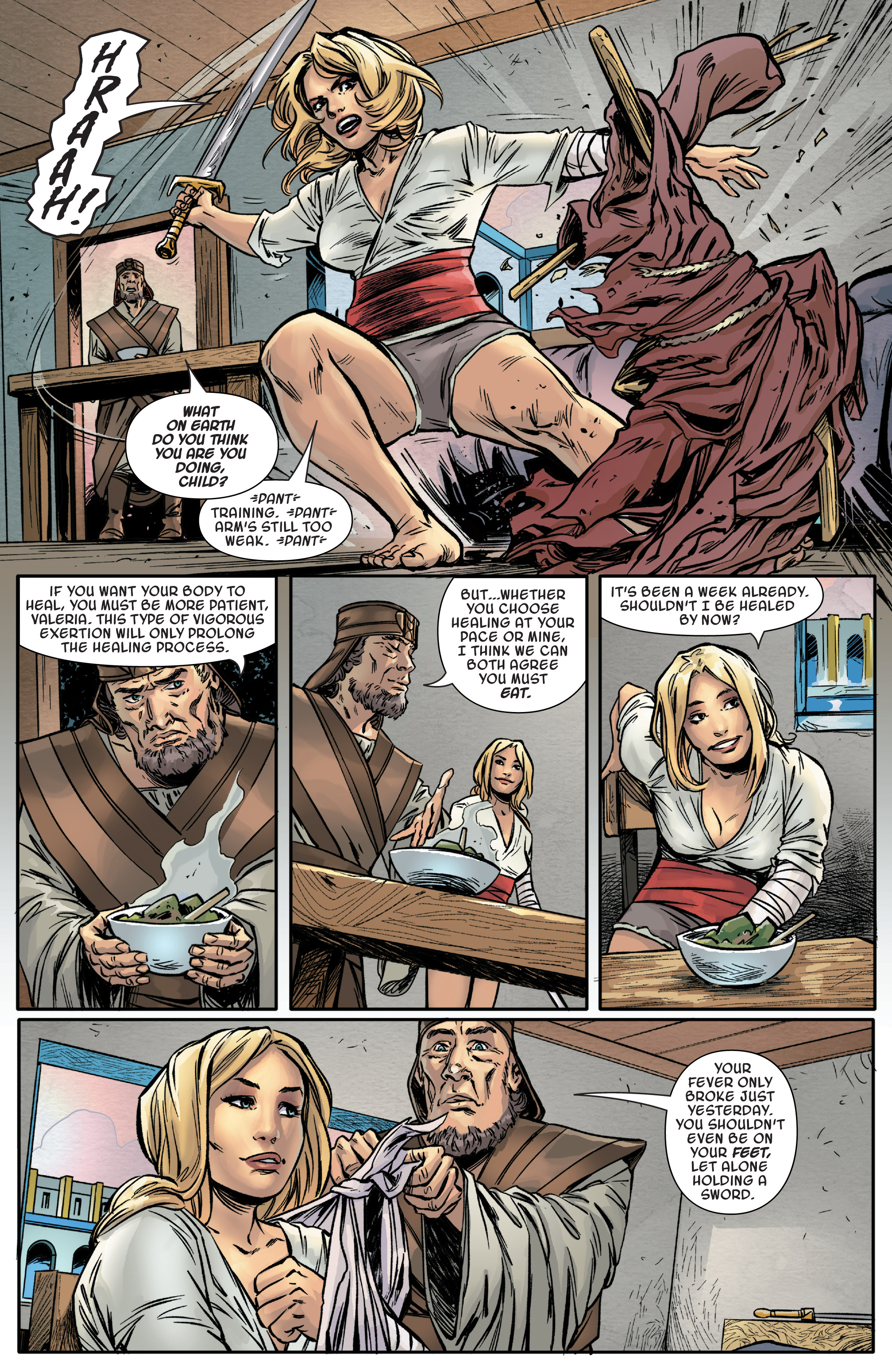 Read online Age of Conan: Valeria comic -  Issue #3 - 4